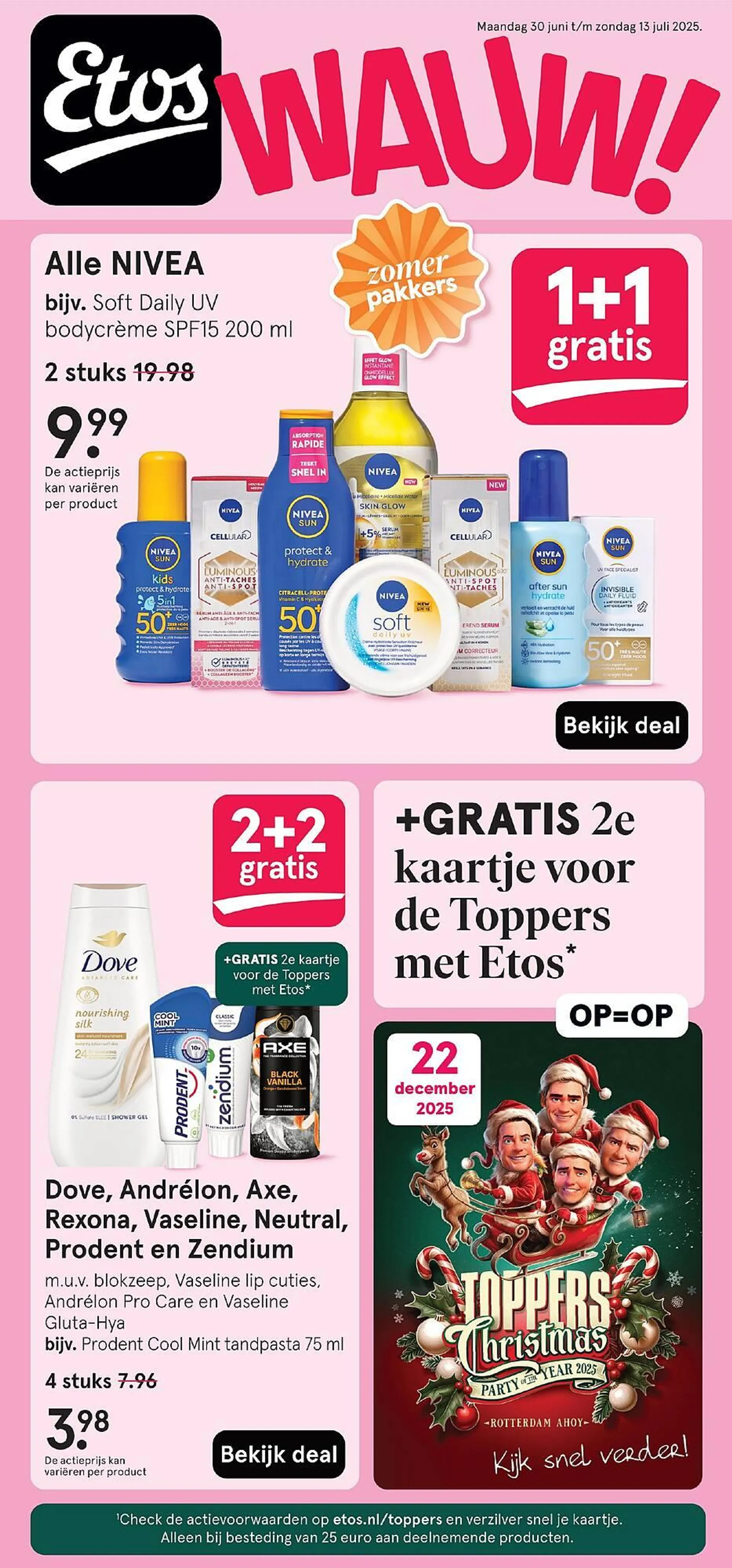 Etos folder van 30 juni tot 13 juli 2025 - Folder pagina 1