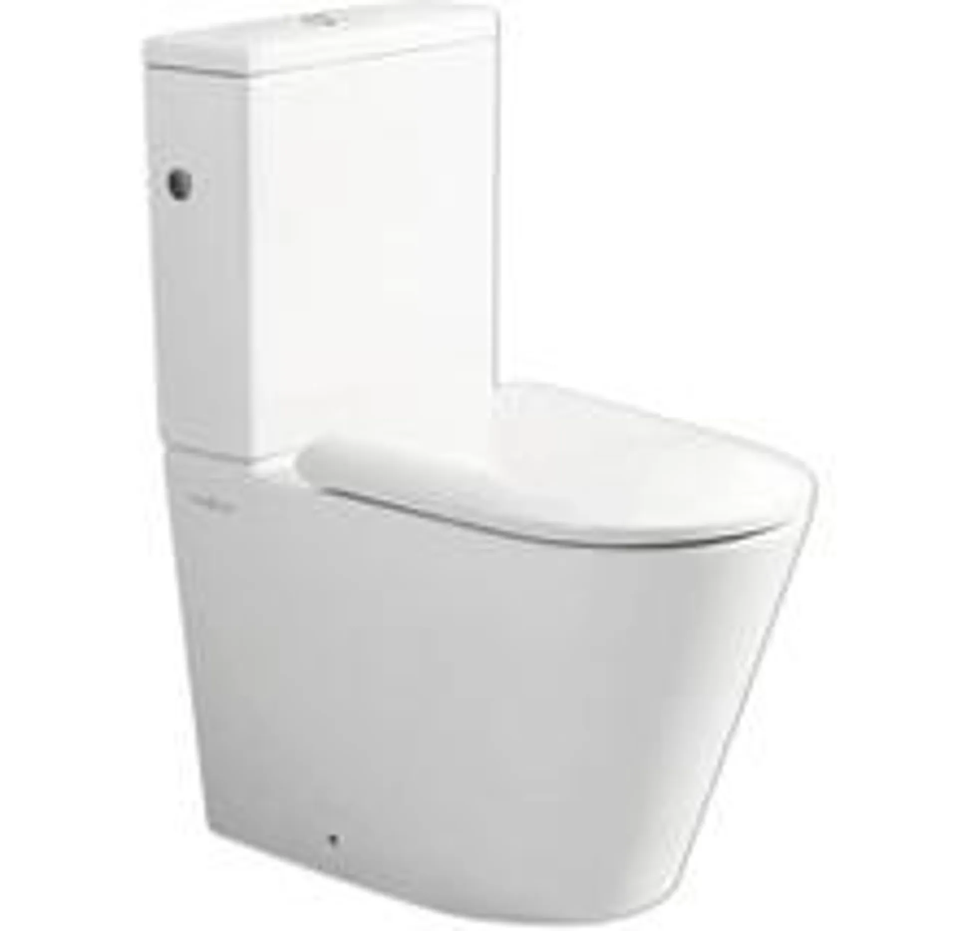 JUNGBORN Spoelrandloos staand toilet met reservoir Floriel incl. softclose wc-bril met quick-release