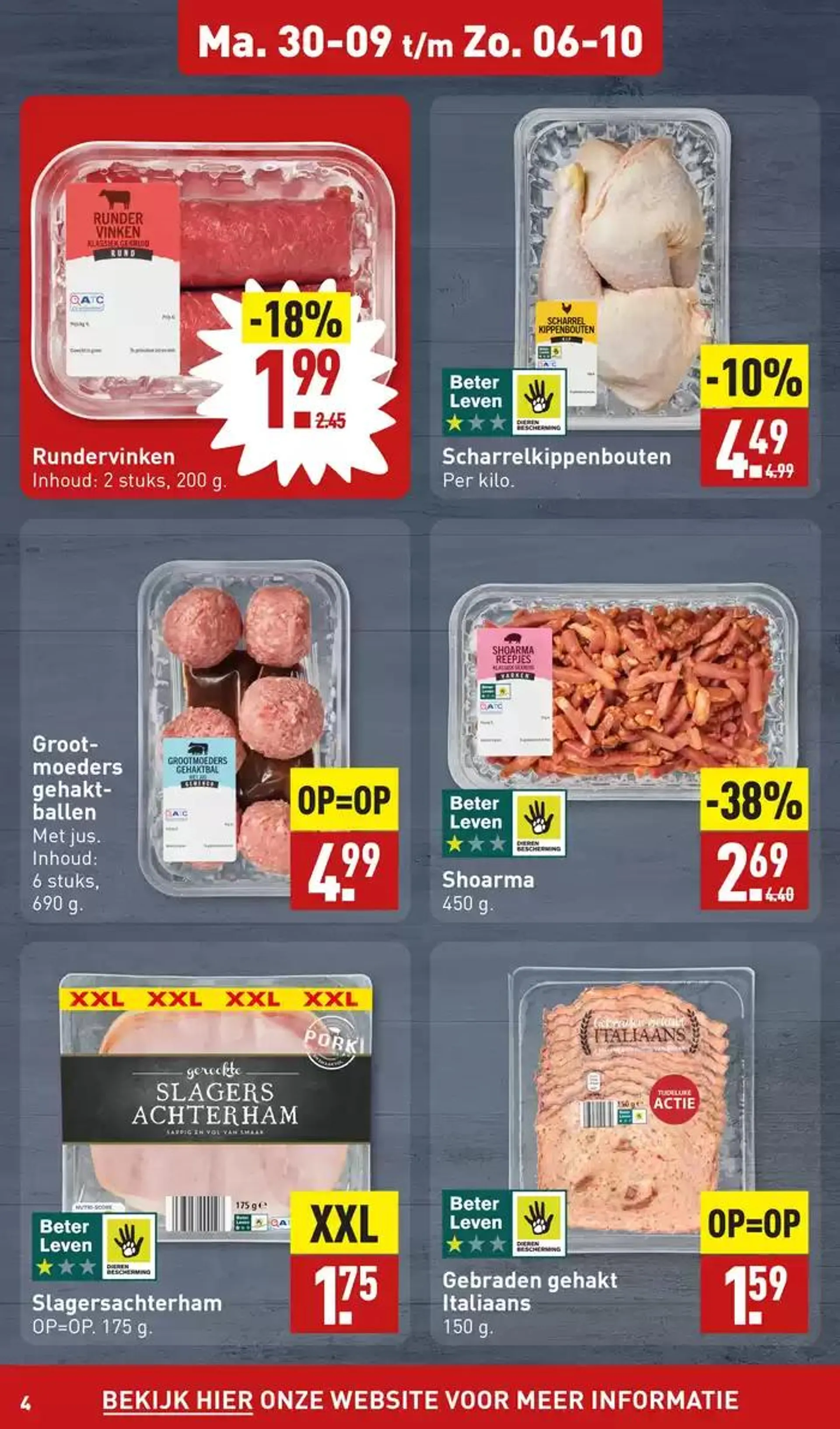 Actuele deals en aanbiedingen van 28 september tot 12 oktober 2024 - Folder pagina 4