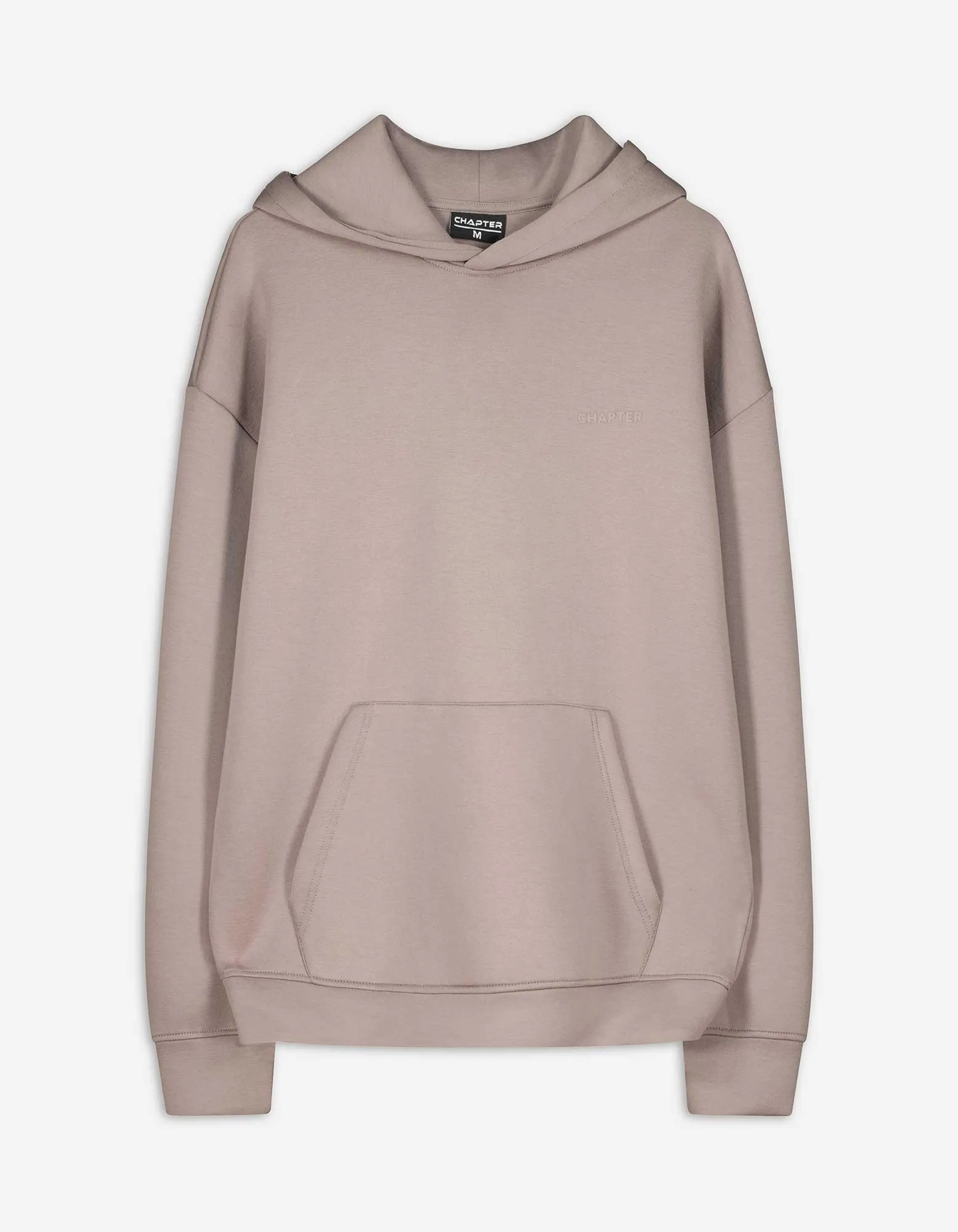 Hoodie - Oversized fit - lichtbruin