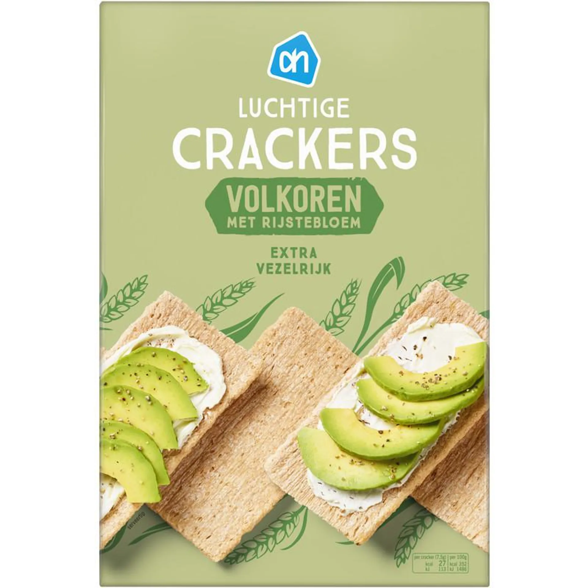 AH Luchtige cracker volkoren met rijstbloem