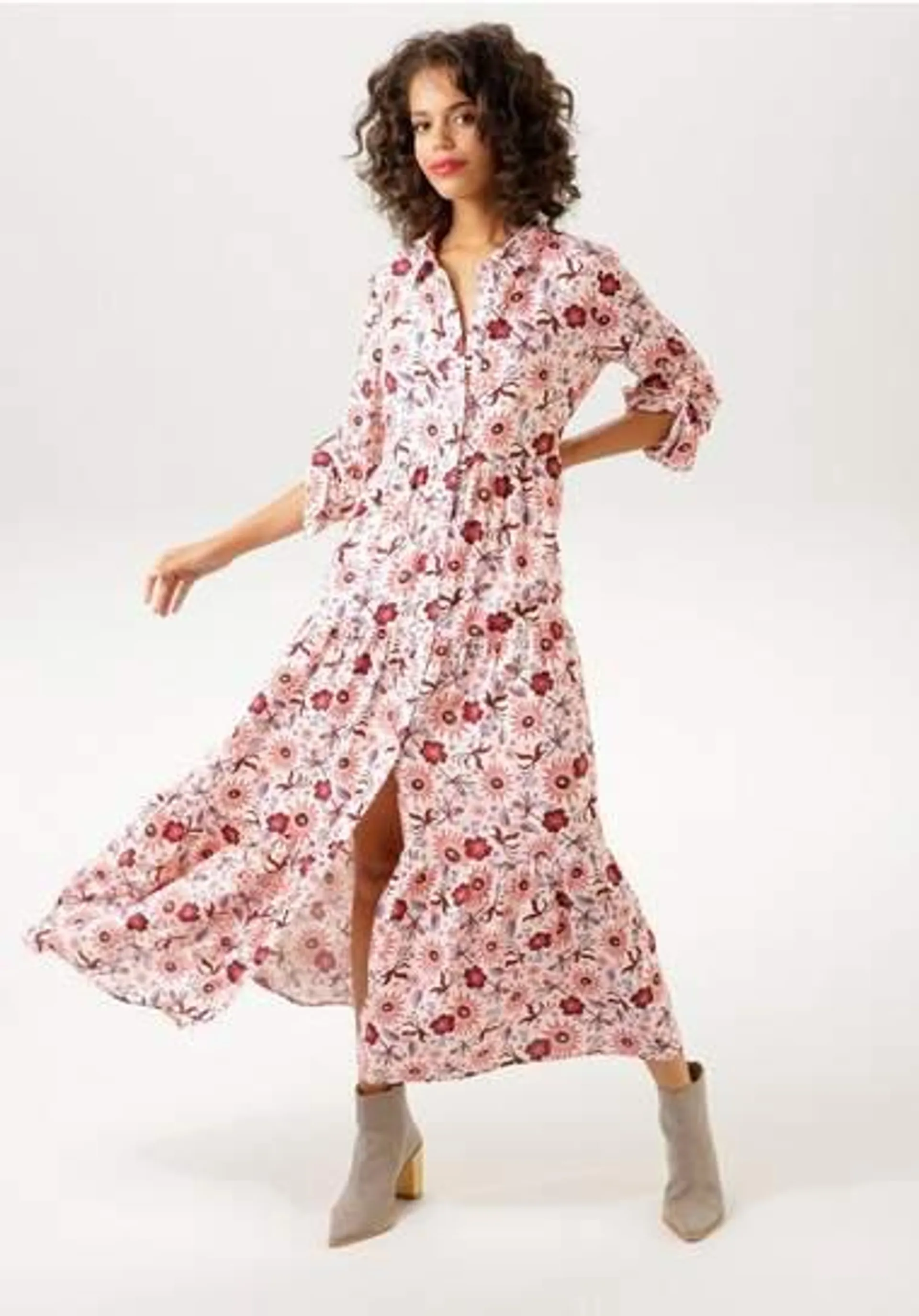 Aniston CASUAL Maxi-jurk met fantasierijke bloemenprint - nieuwe collectie