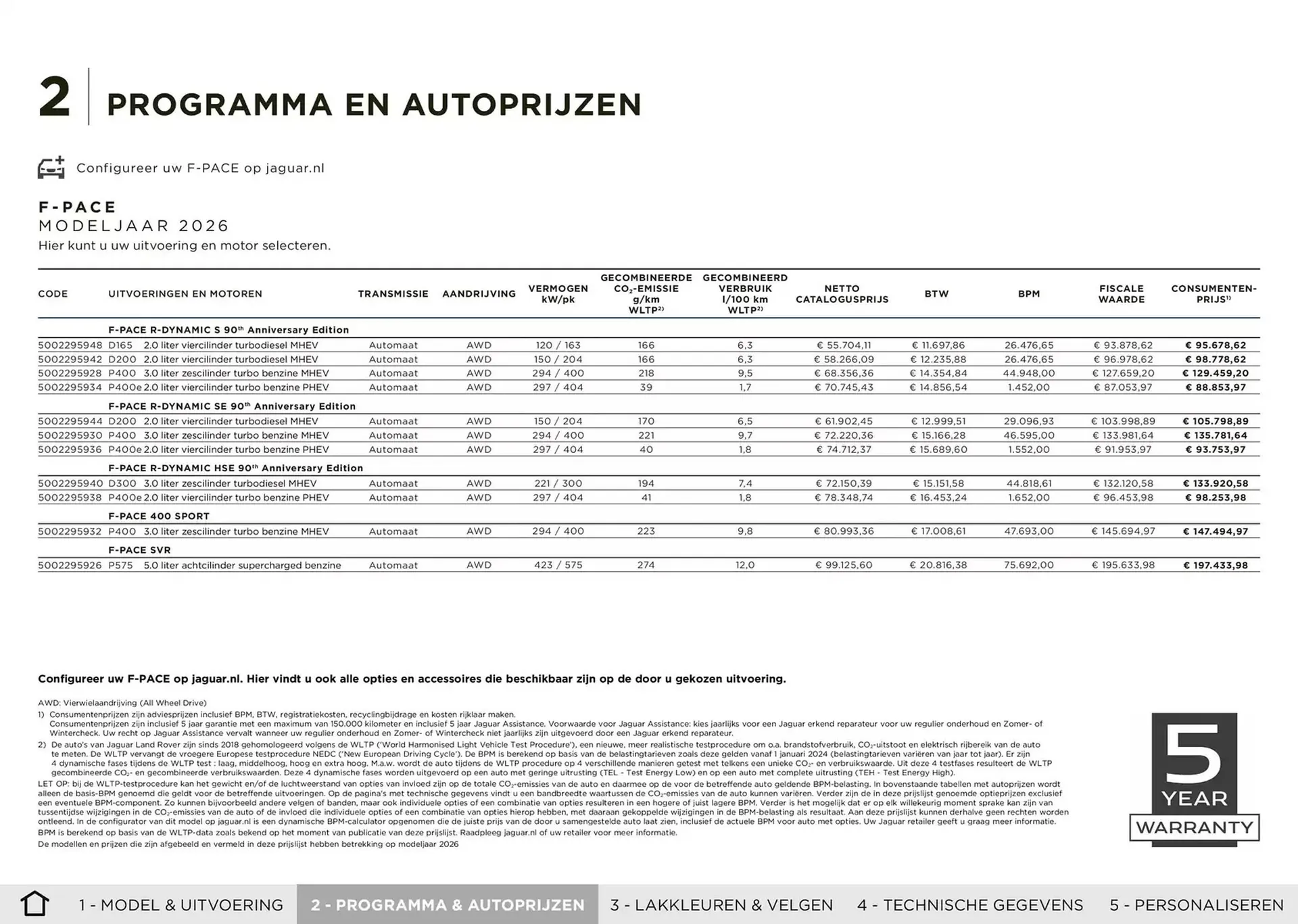 Jaguar folder van 20 november tot 30 juni 2025 - Folder pagina 10