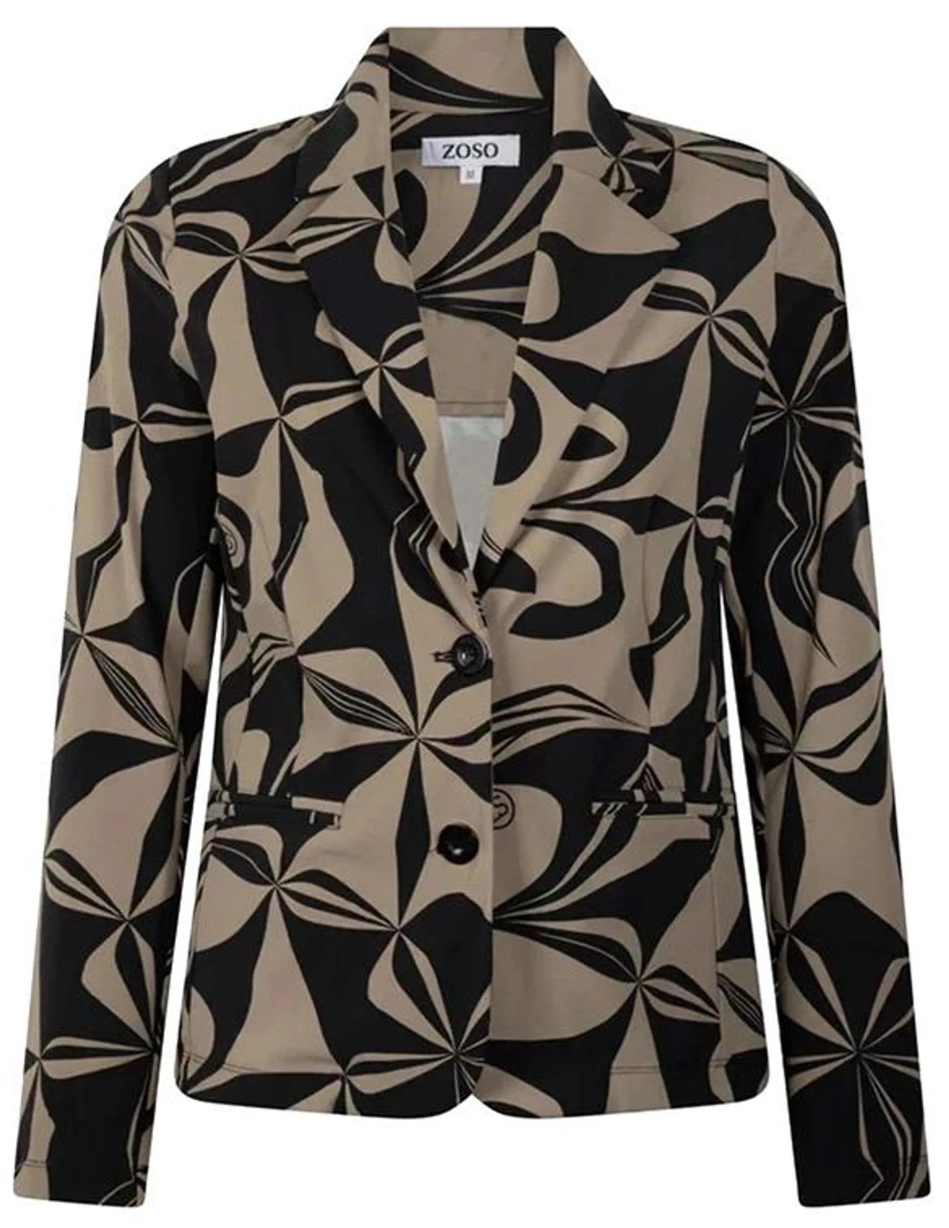 Zoso Blazer met all-over print 234Susan