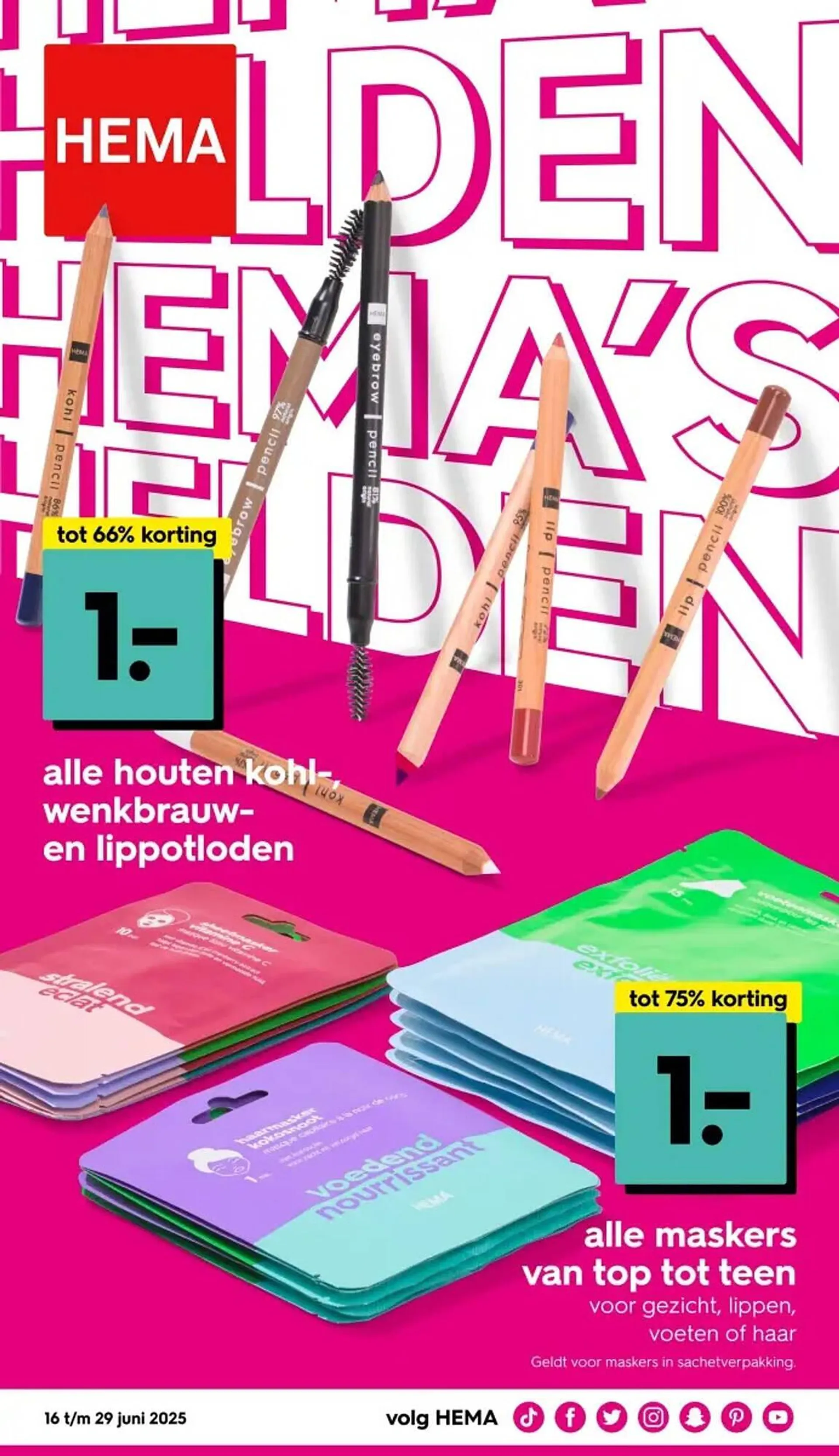 HEMA folder van 16 juni tot 29 juni 2025 - Folder pagina 1