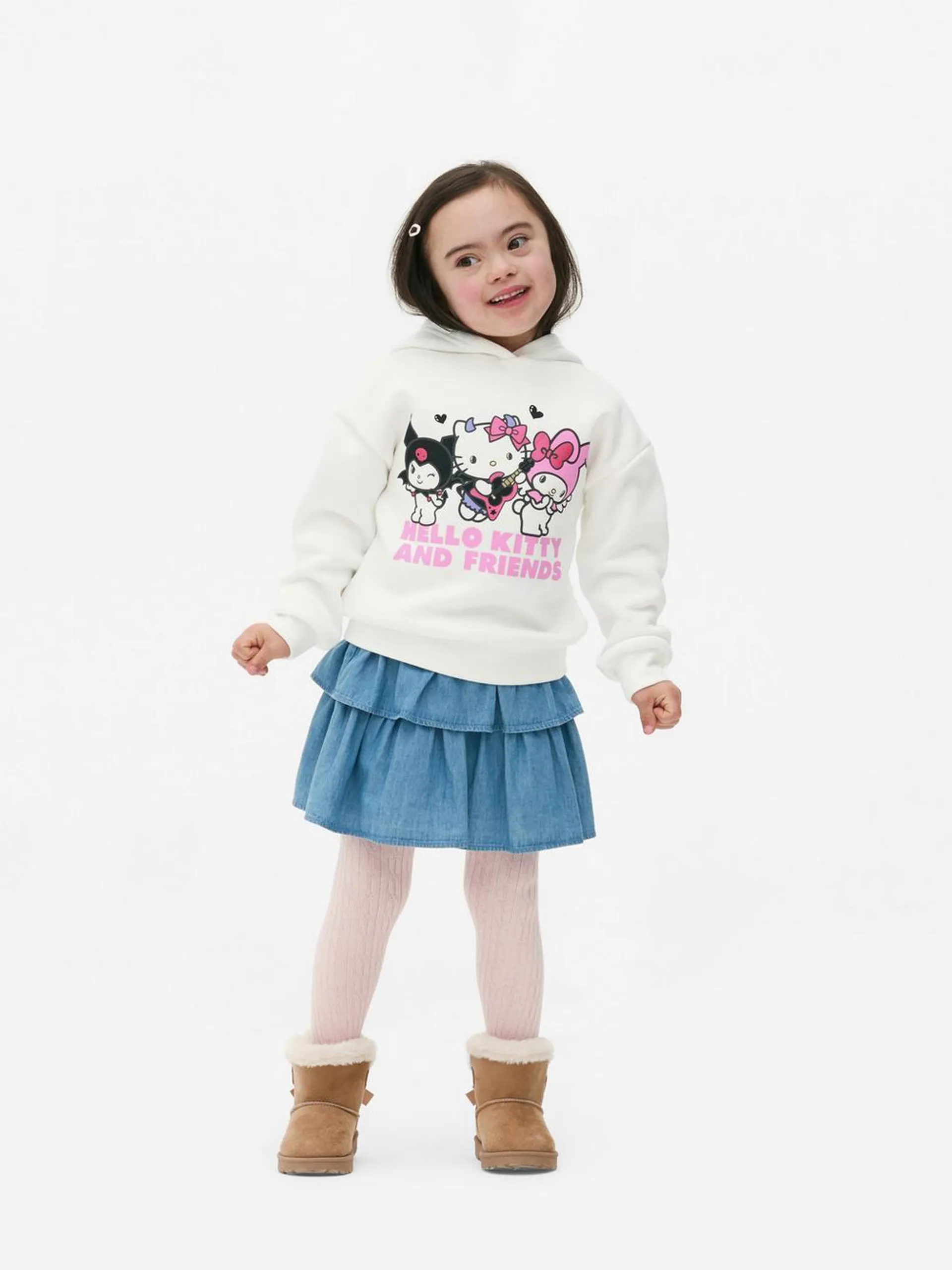 Hoodie met print Hello Kitty and Friends