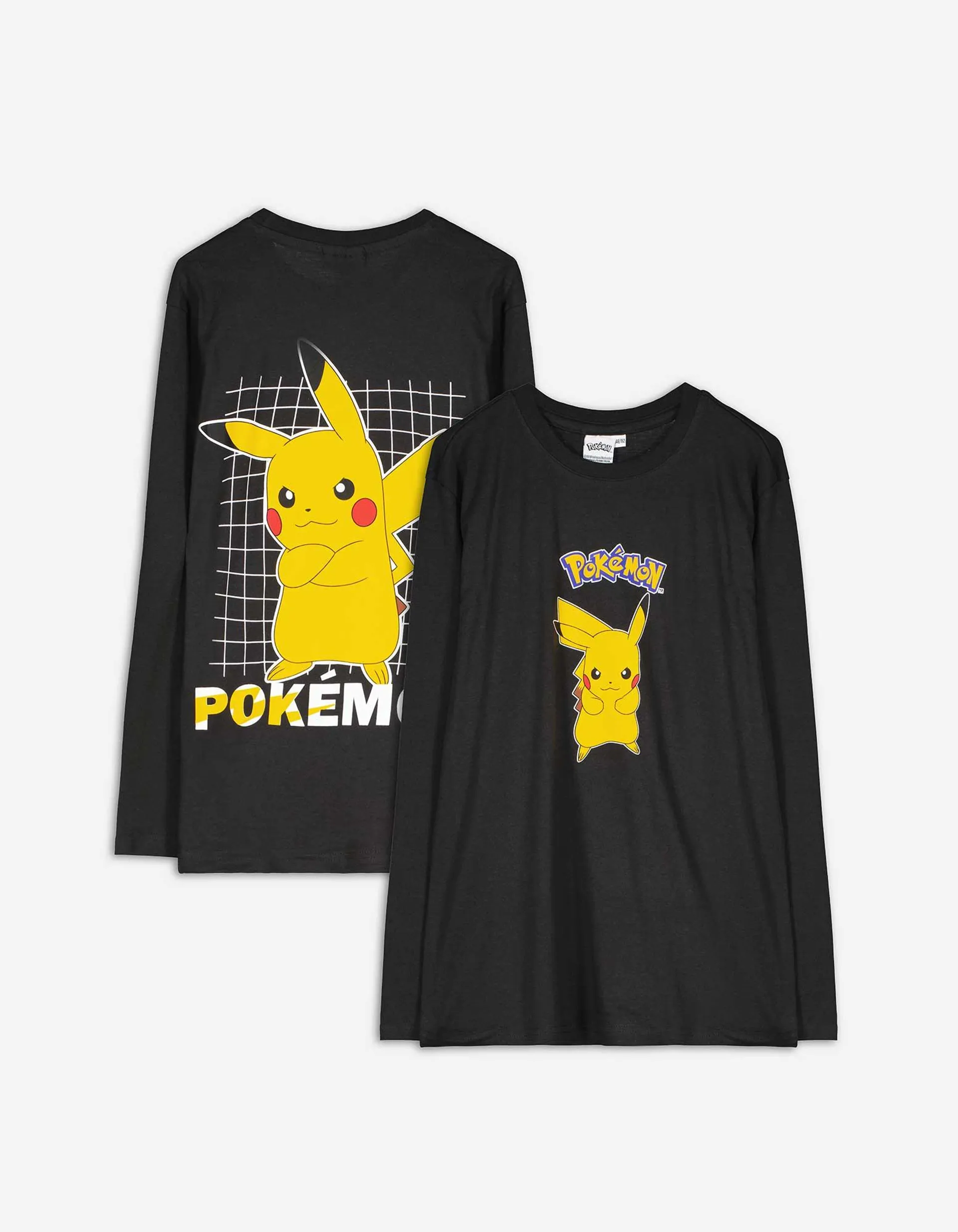 Longsleeve - Pokémon - donkergrijs