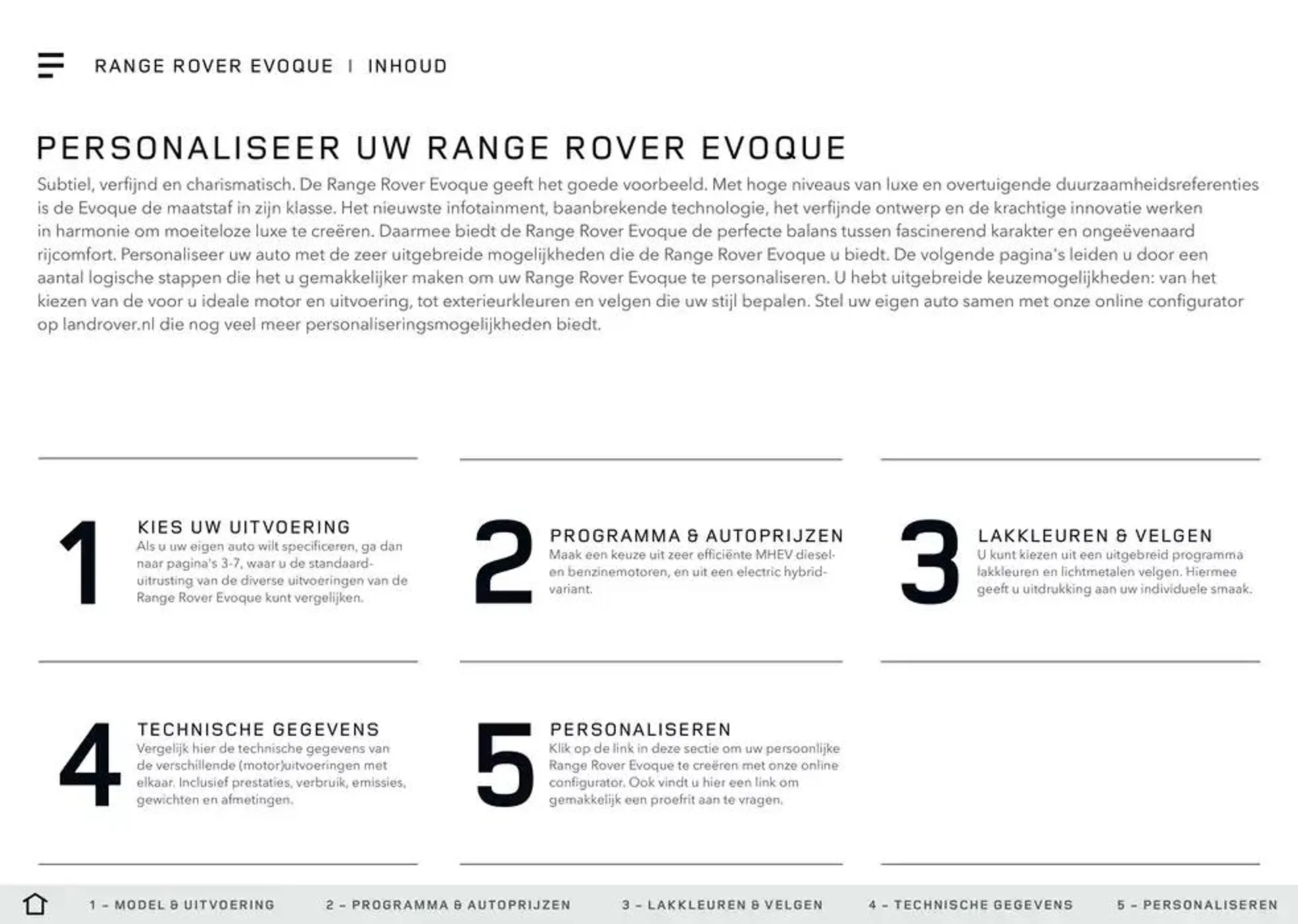 Range Rover Evoque van 20 november tot 30 juni 2025 - Folder pagina 2
