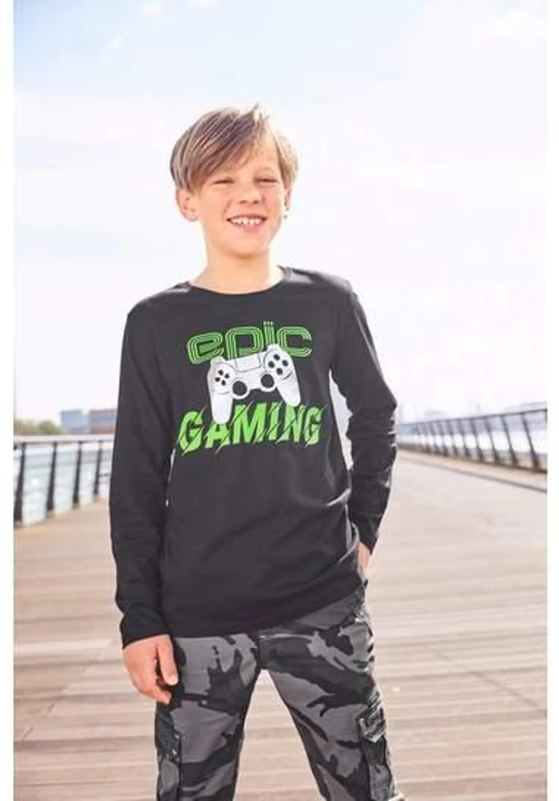 KIDSWORLD Shirt met lange mouwen EPIC GAMING