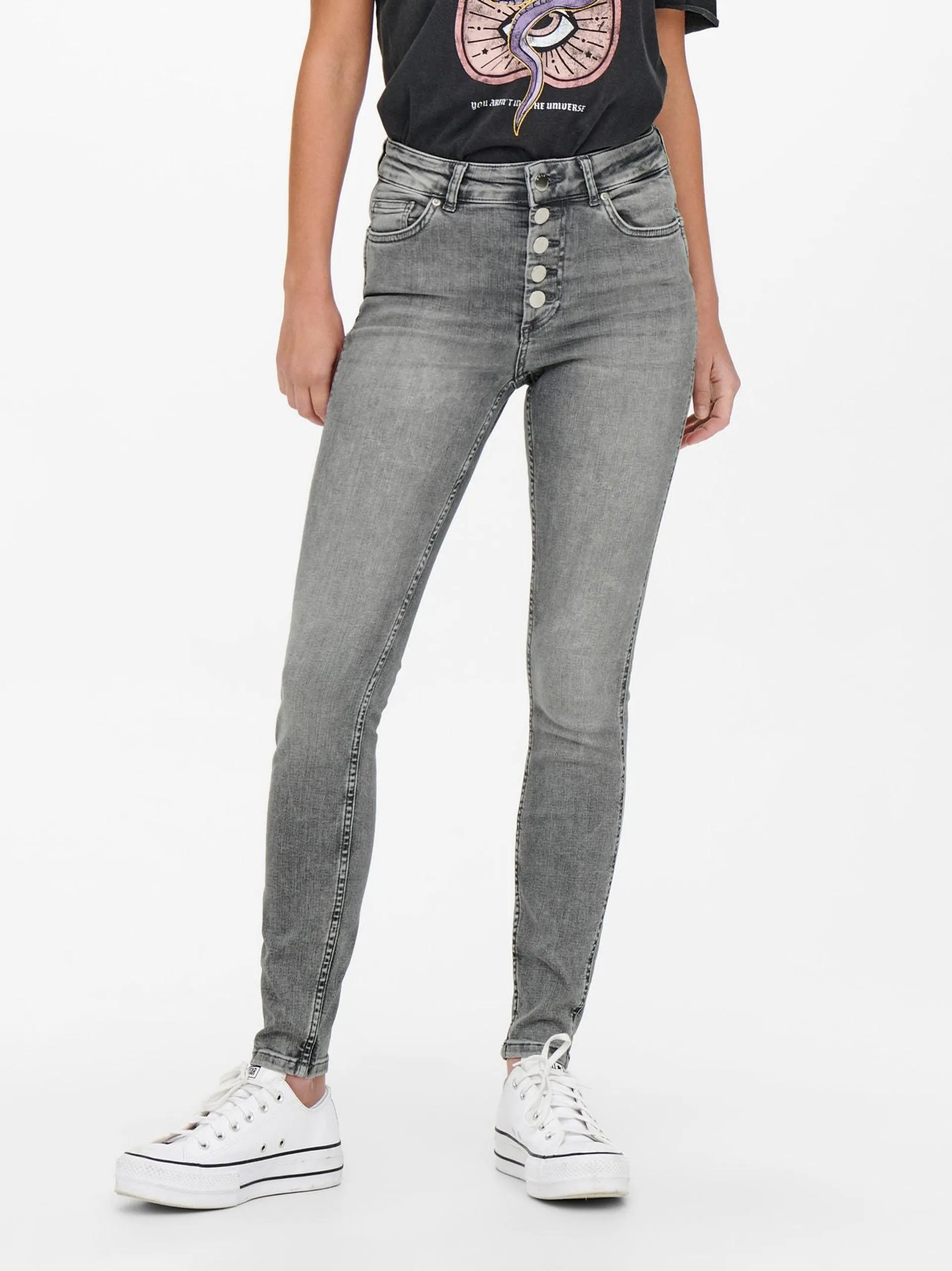 ONLBobby life mid Cropped jeans