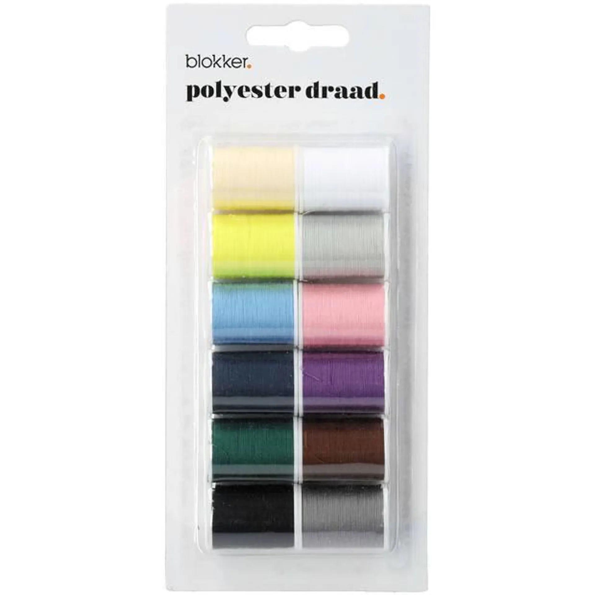 Blokker Polyester Draad Diverse Kleuren