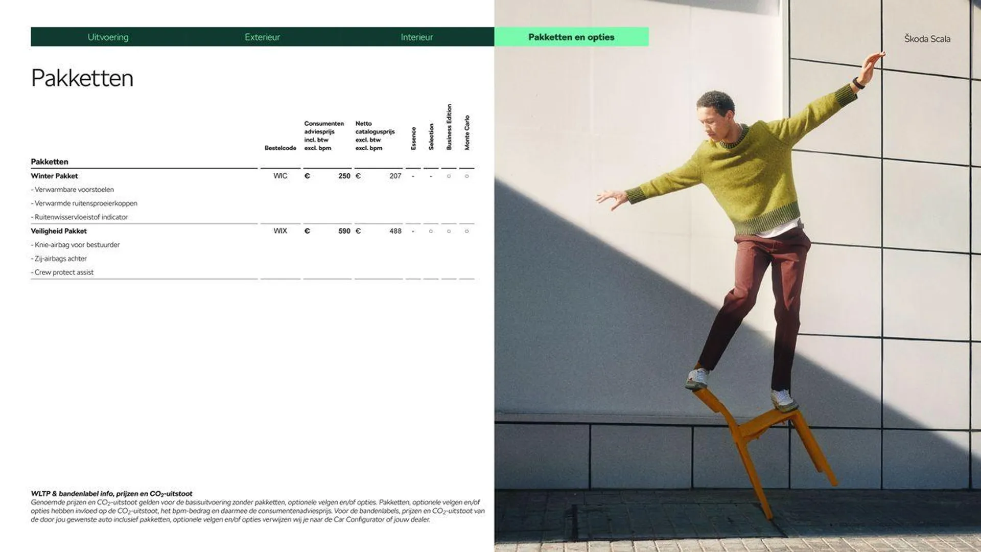Škoda Scala prijslijst per 1 juni 2024 van 31 mei tot 31 mei 2025 - Folder pagina 14