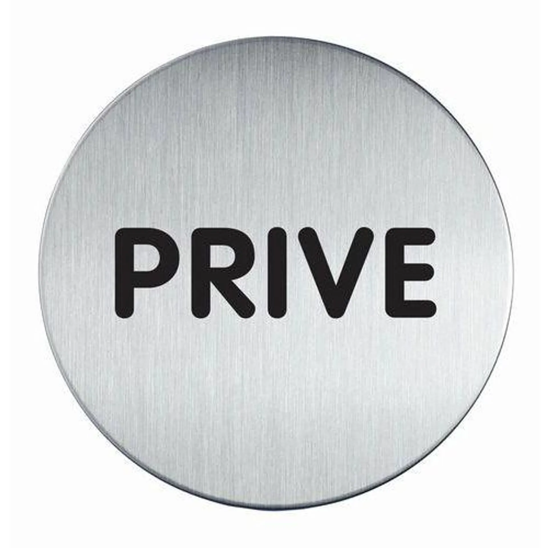 Design-pictogram rond diameter 83 mm - Privé - Durable