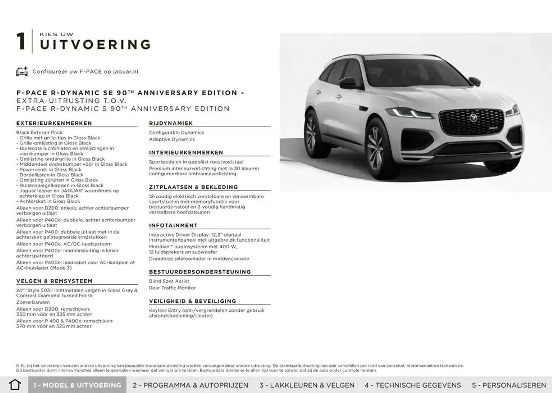 Jaguar F-PACE van 20 november tot 30 juni 2025 - Folder pagina 6