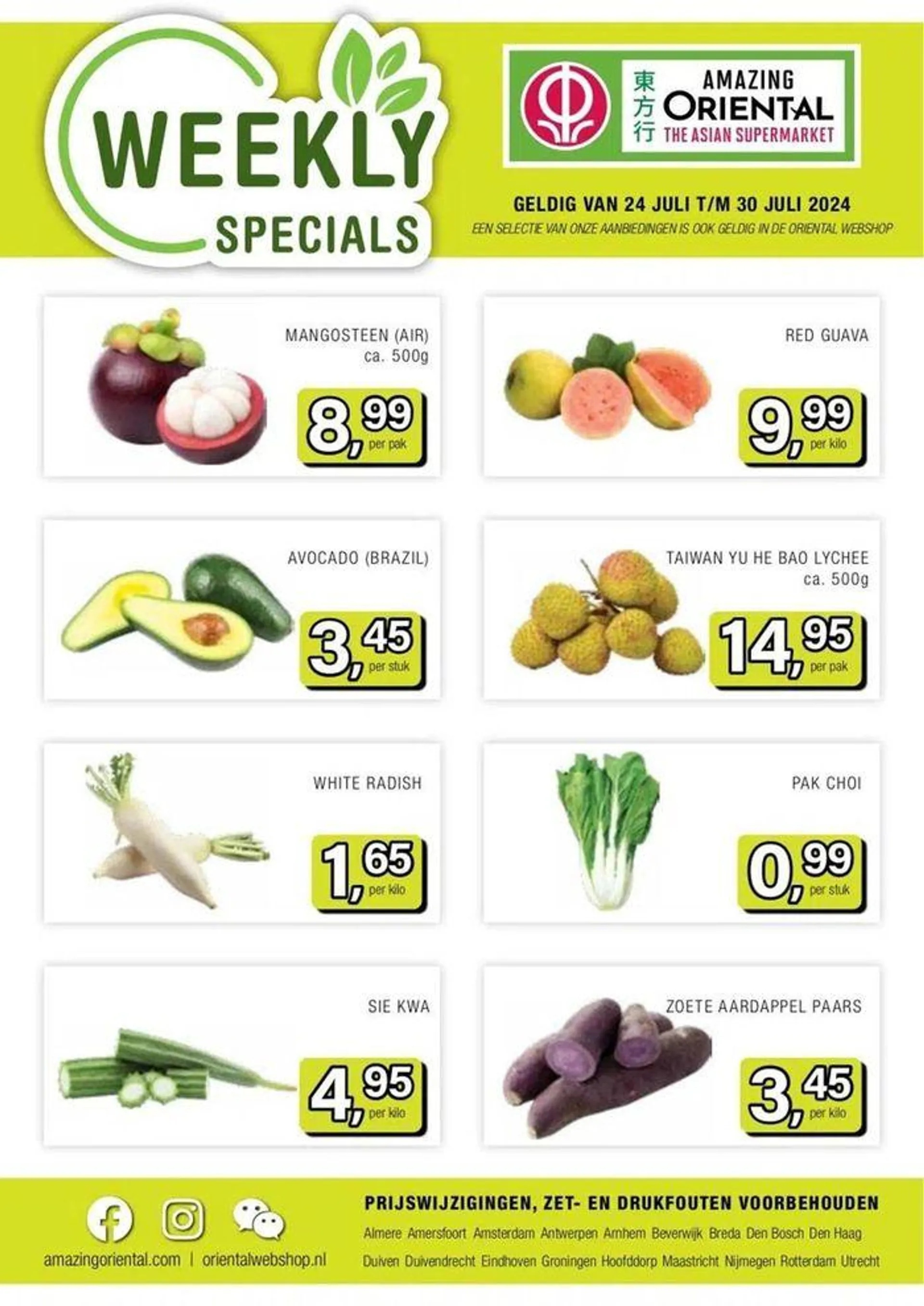 Weekly Specials! van 24 juli tot 7 augustus 2024 - Folder pagina 1