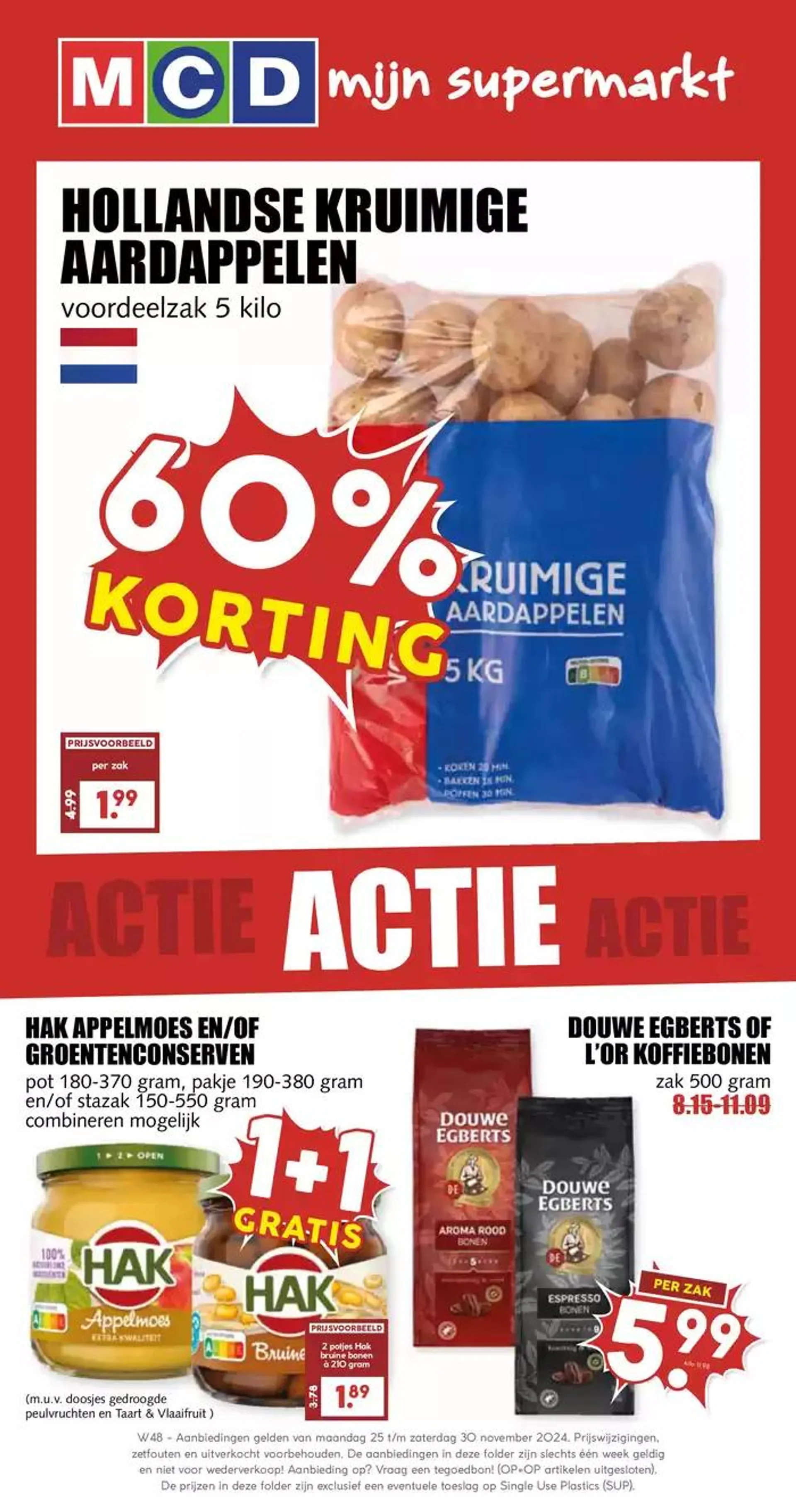 MCD Supermarkt folder van 24 november tot 8 december 2024 - Folder pagina 1