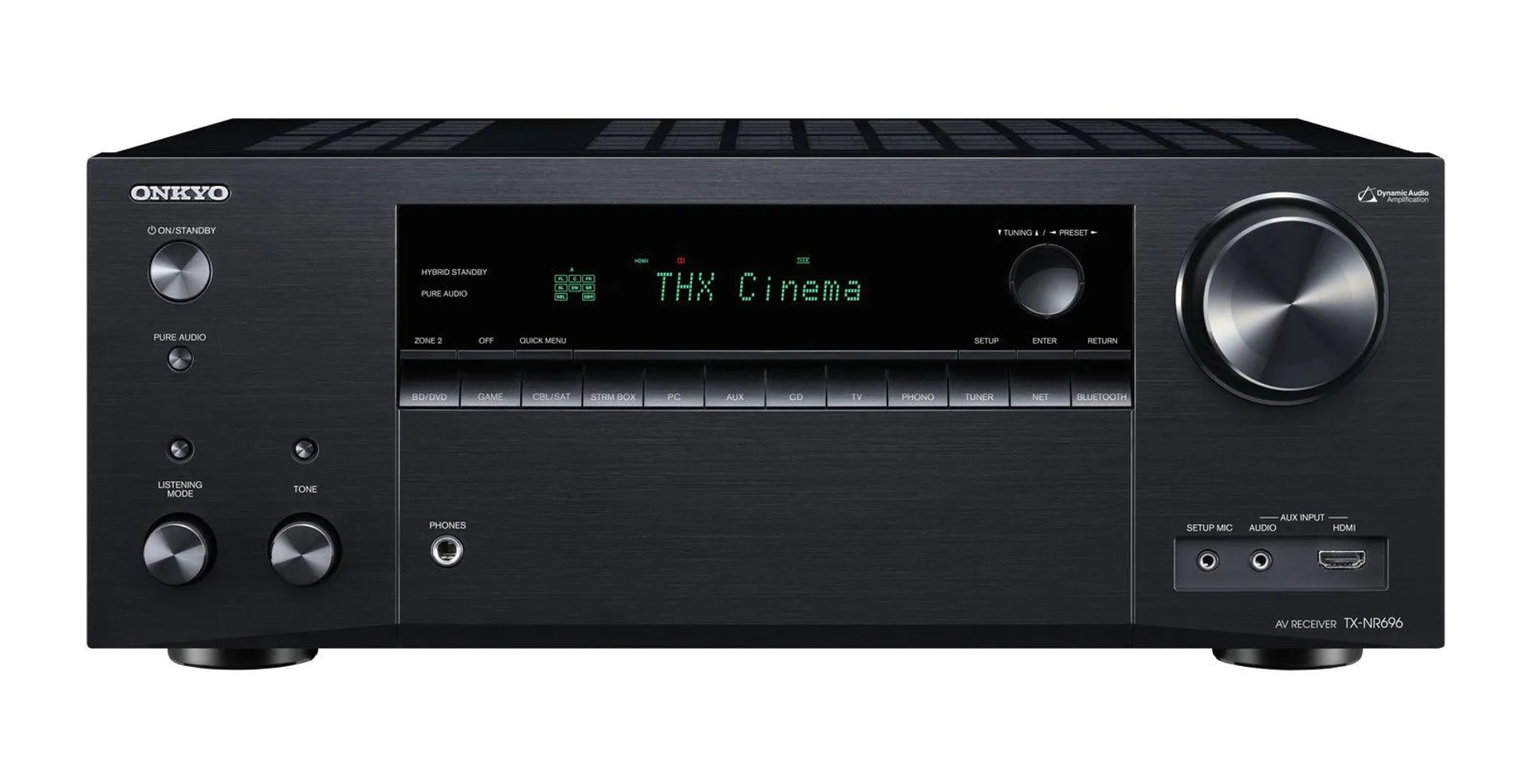 Onkyo TX-NR696B surround receiver met Sonos connect en Spotify connect