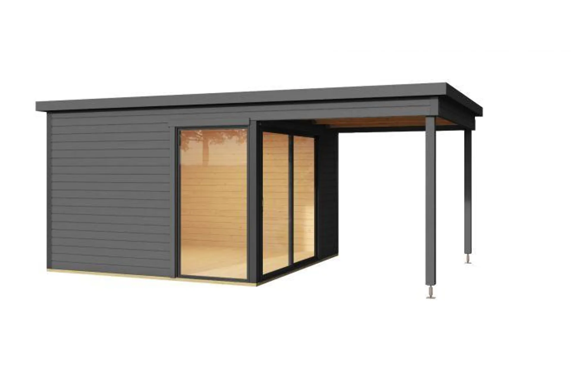 Lasita Maja Tuinhuis Domeo 2 Carbongrey/Anthracite