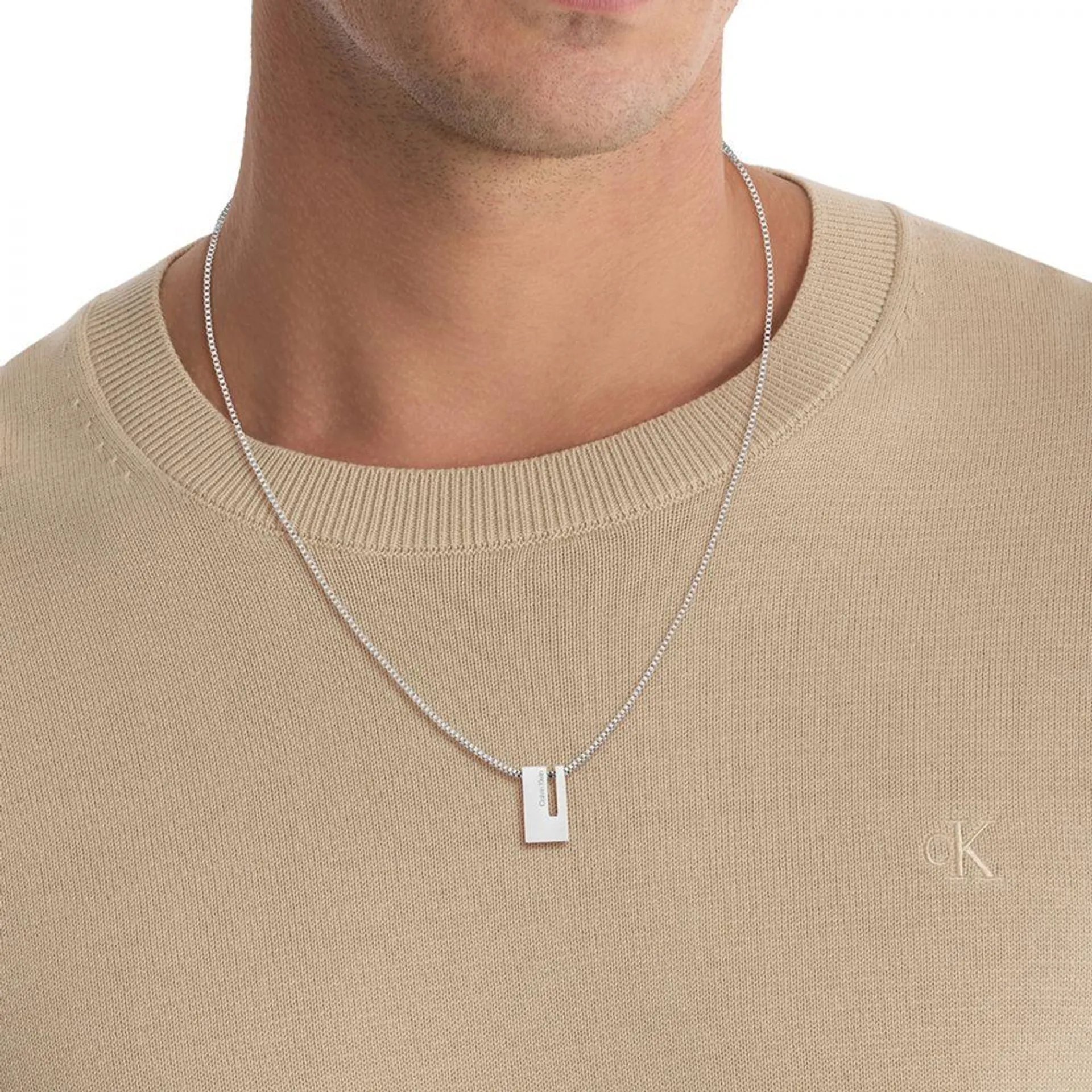 Zilverkleurige Collier CJ35100019