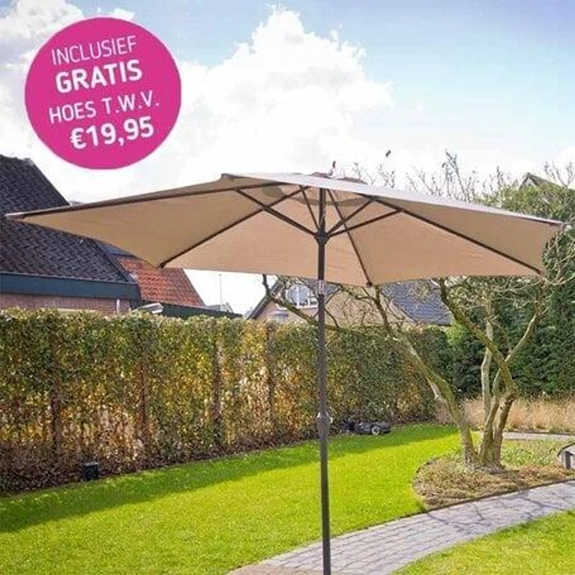 Luxe XL Parasol - 3 Meter