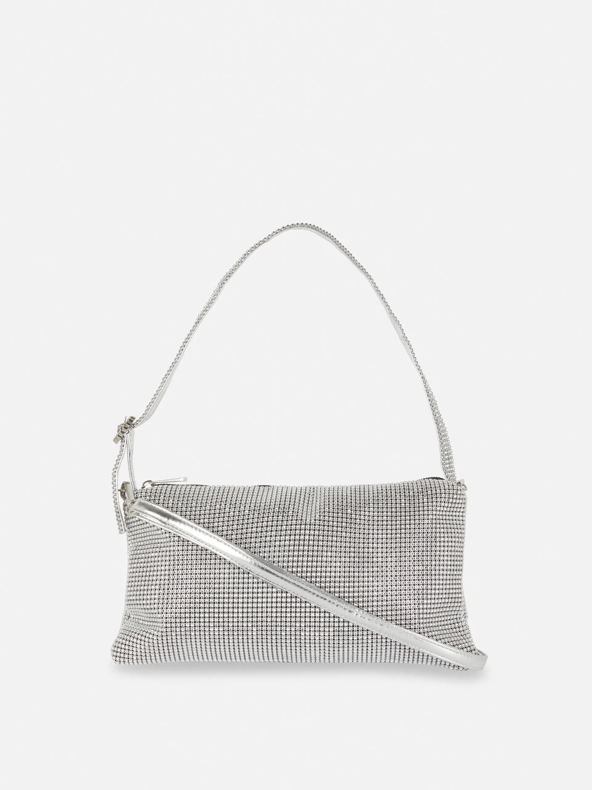 Diamanté Embellished Shoulder Bag
