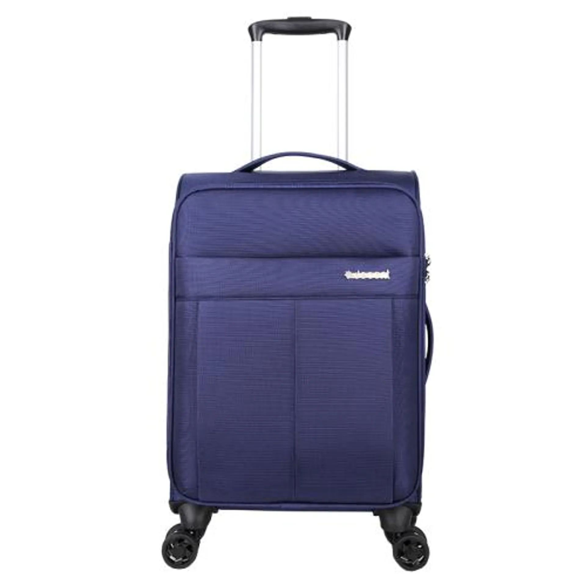 Zachte Handbagage Koffer / Trolley / Reiskoffer 55x35x20 cm D-upright Navy