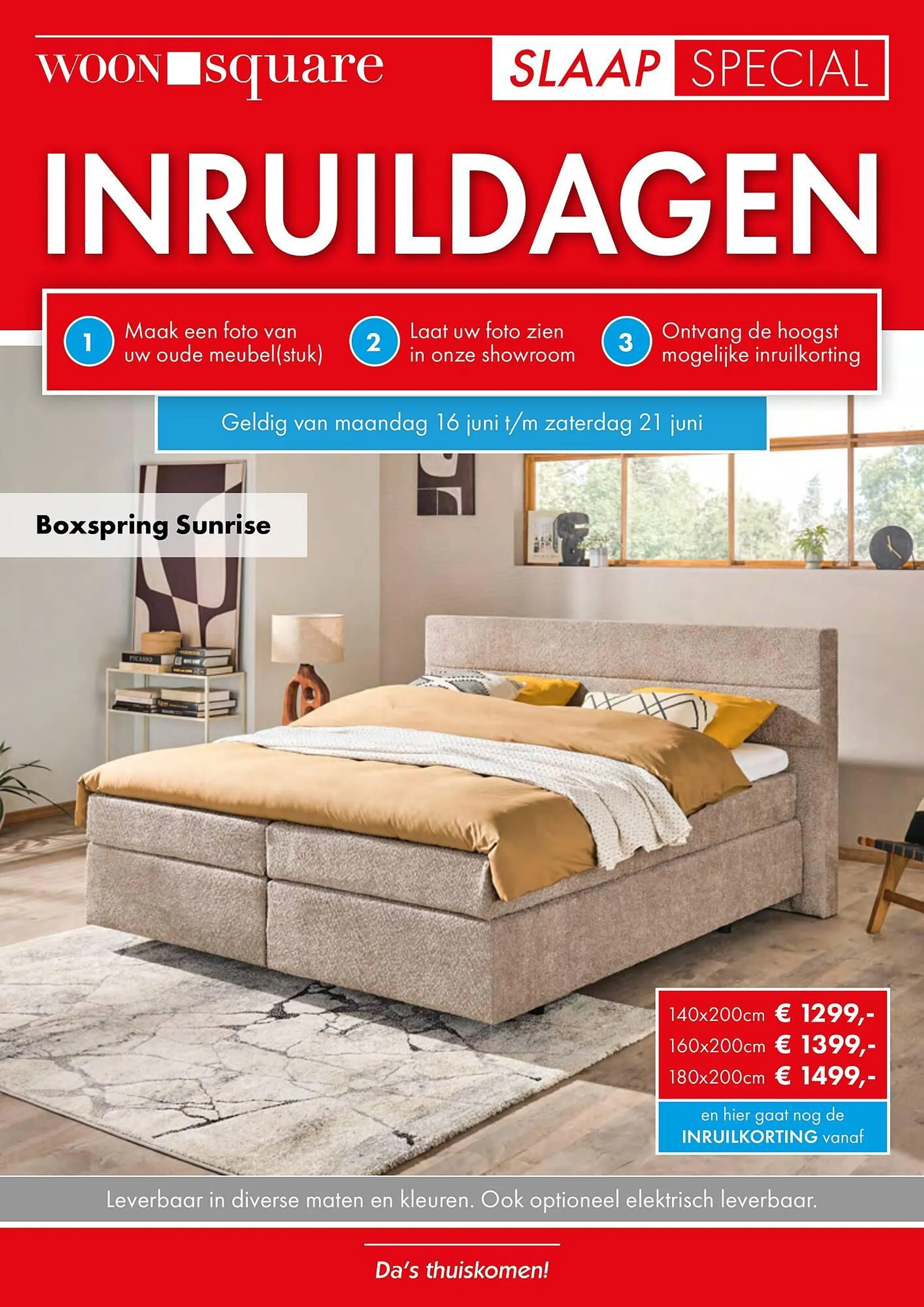 Woonsquare Slaap folder van 16 juni tot 22 juni 2025 - Folder pagina 1