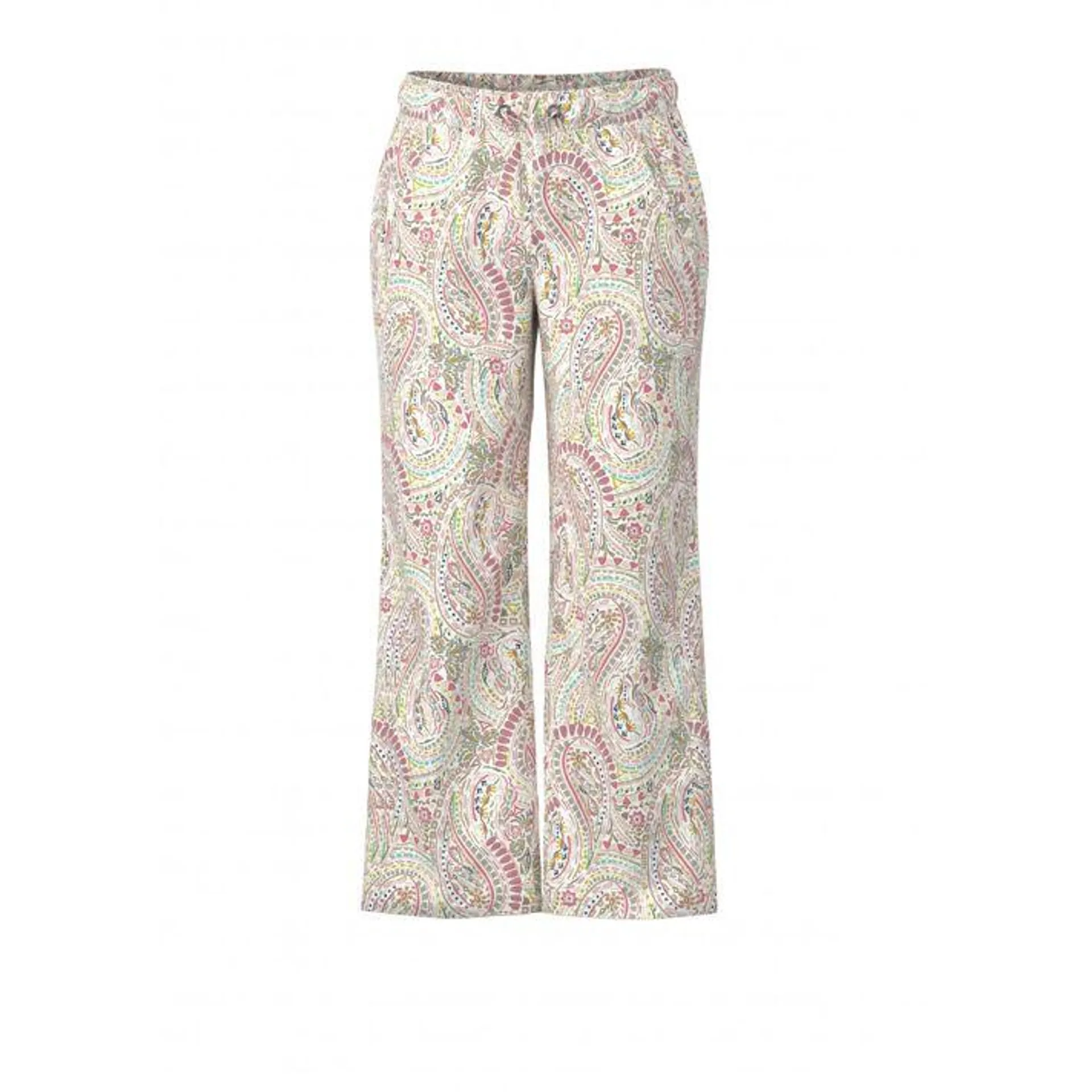 Broek linnen paisley