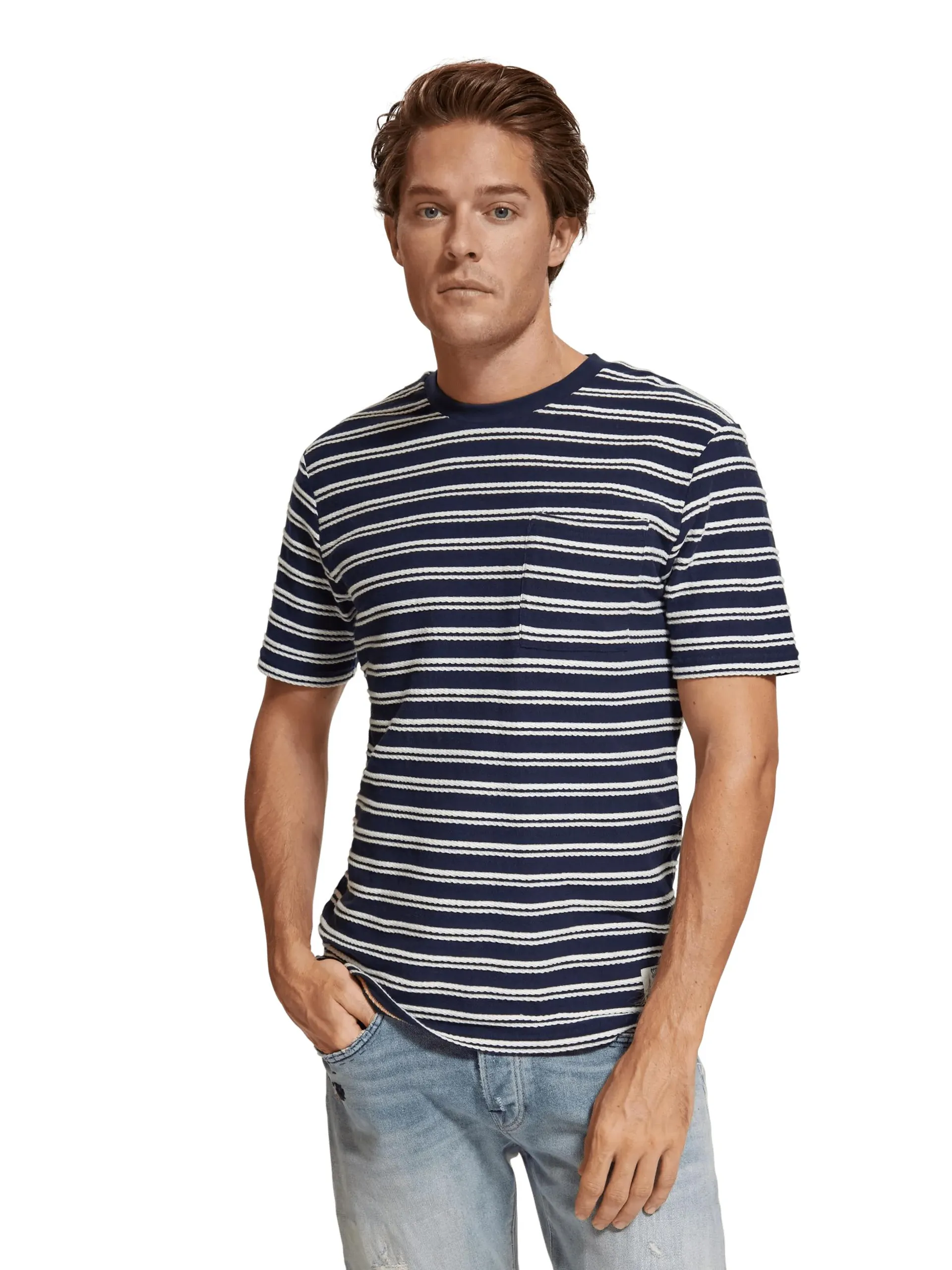 Structured stripe T-shirt