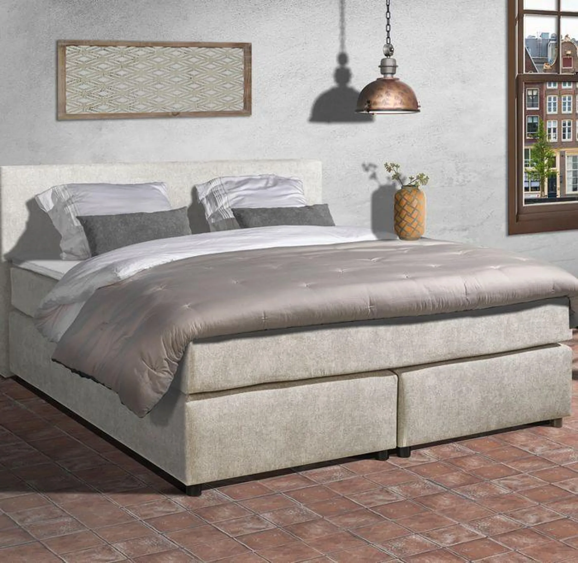 Mörgenn Complete Boxspring Parga - beige