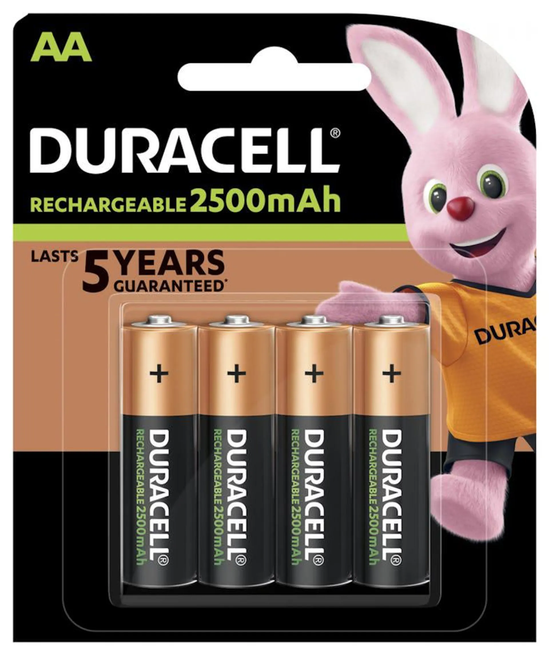 Duracell oplaadbare batterijen Recharge Ultra AA, blister van 4 stuks