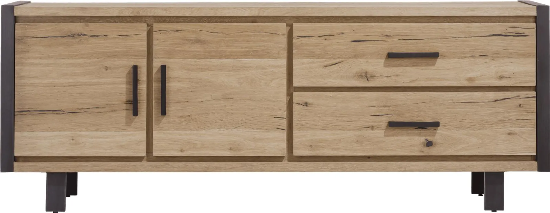 dressoir 210 cm - 2-deuren + 2-laden