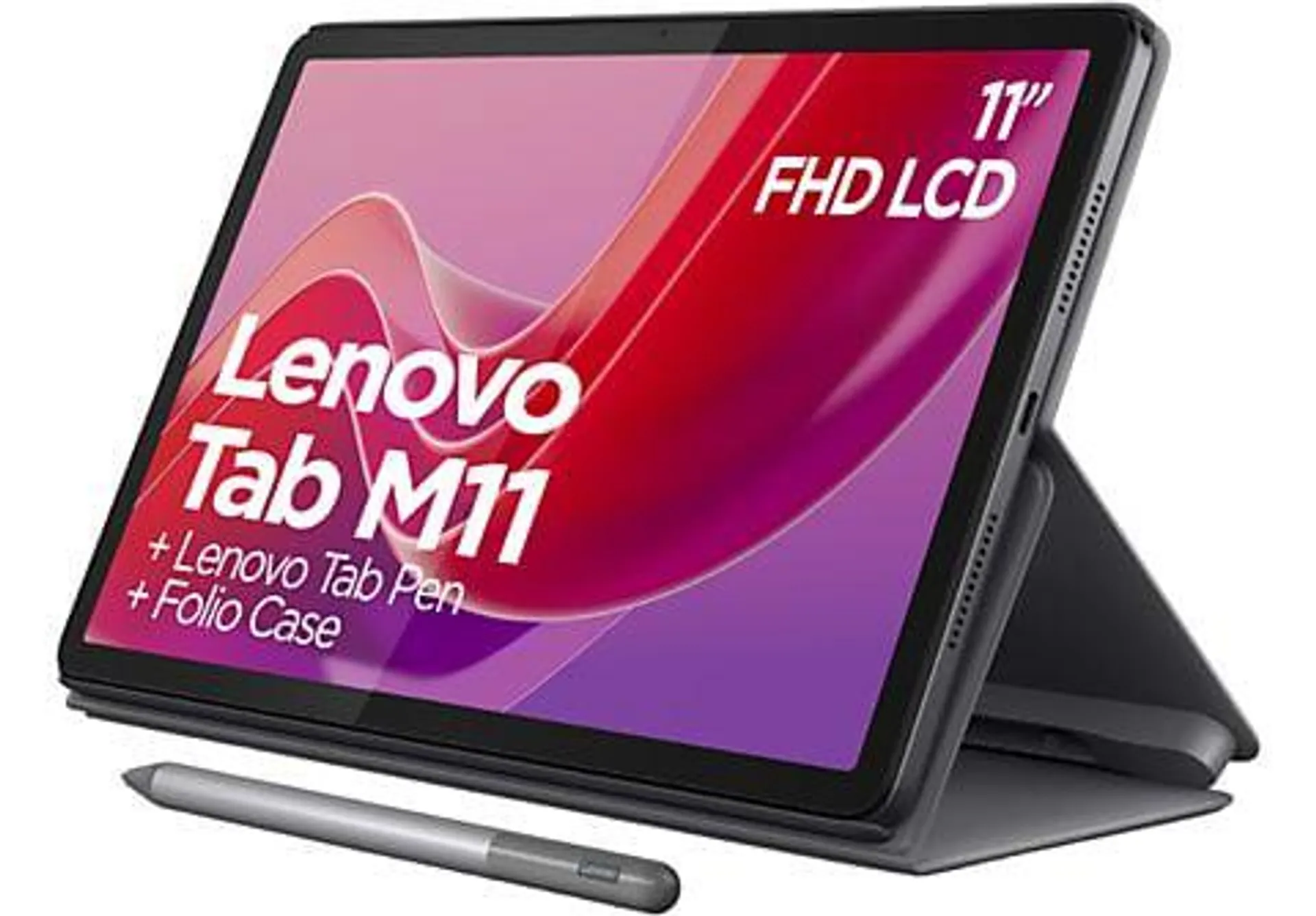 LENOVO Tab M11 + Cover + Pen - 11 inch - 128 GB - Grijs - Wifi