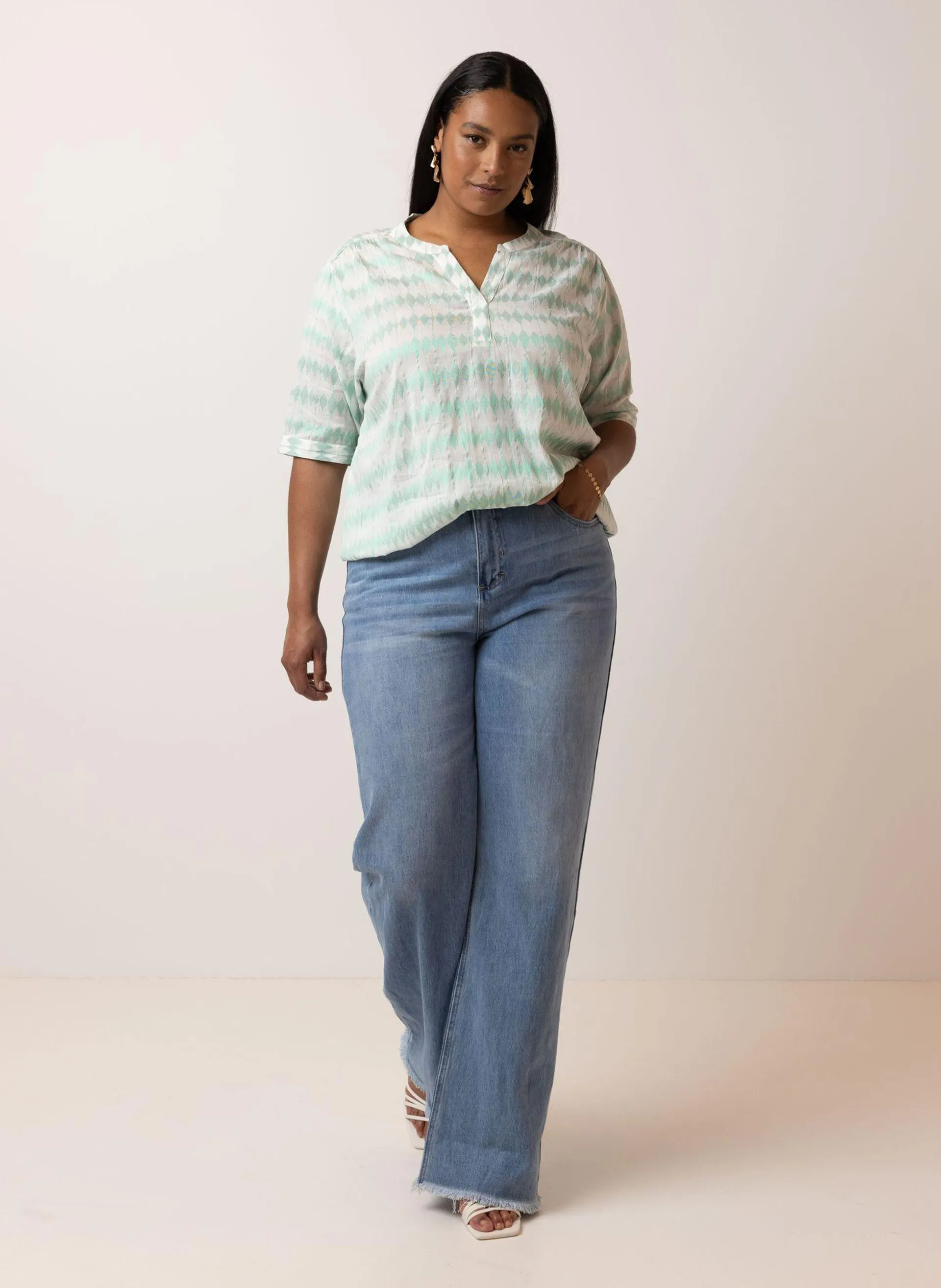 Groene blouse