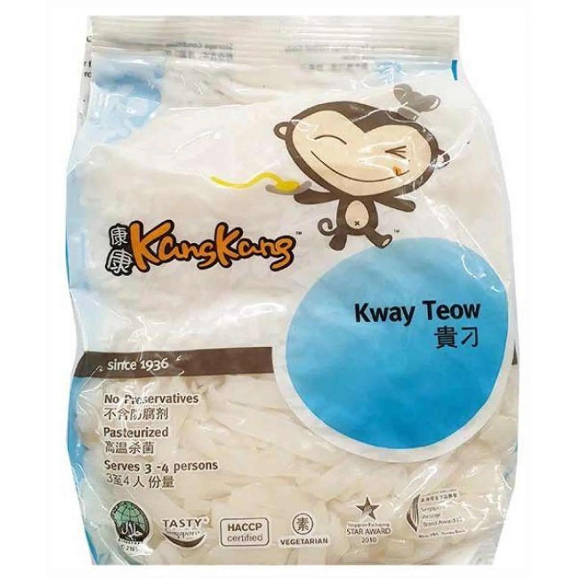 Kang Kang Kway Teow Platte Rijstnoedels 420g