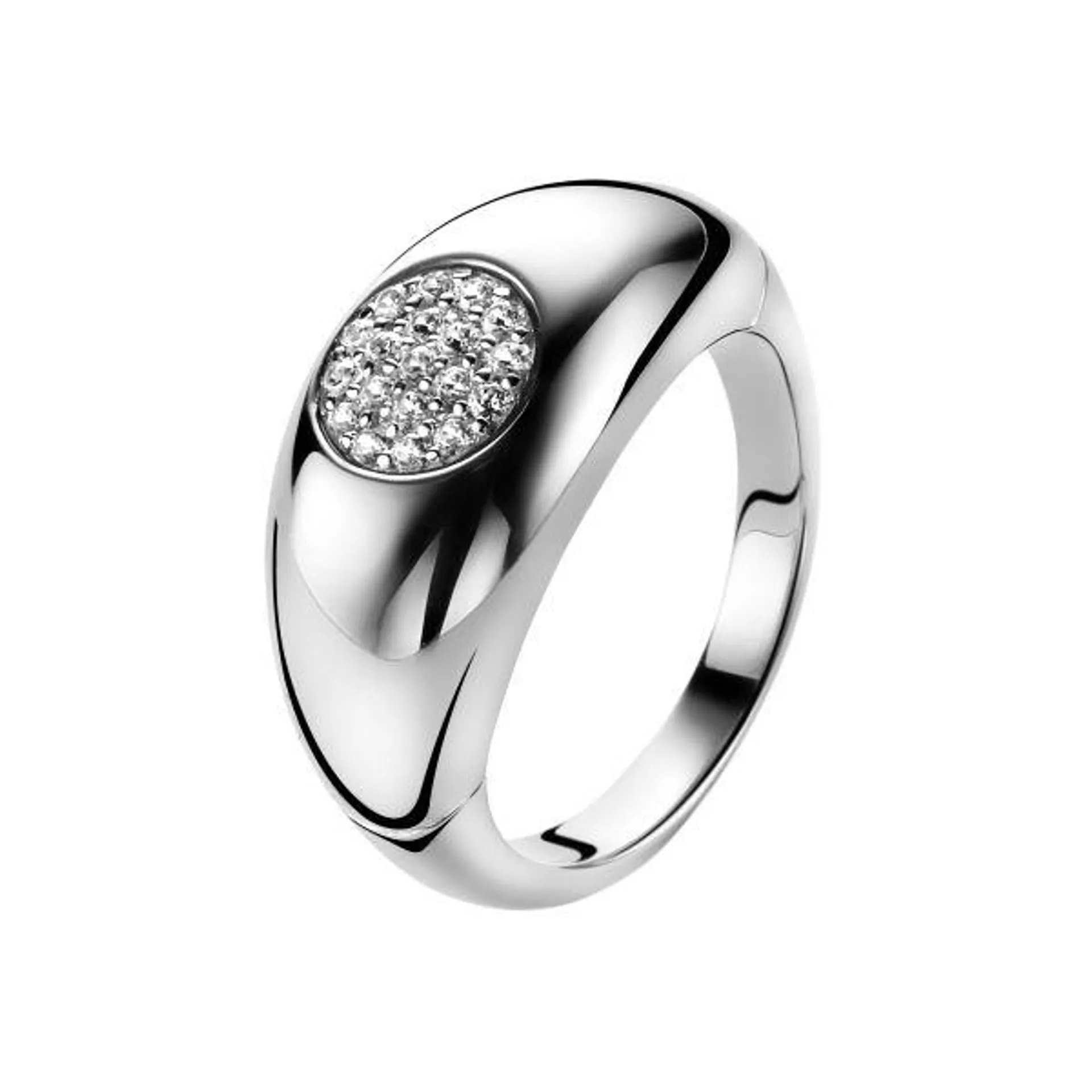 ZINZI Sterling Silver Ring White ZIR1147