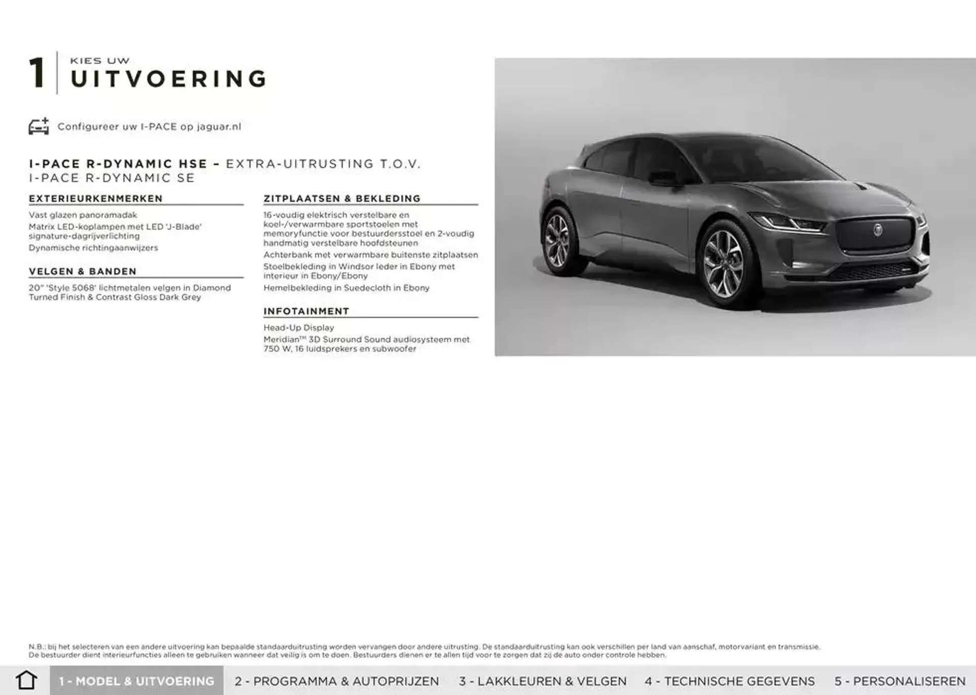 Jaguar I-PACE van 20 november tot 30 juni 2025 - Folder pagina 6