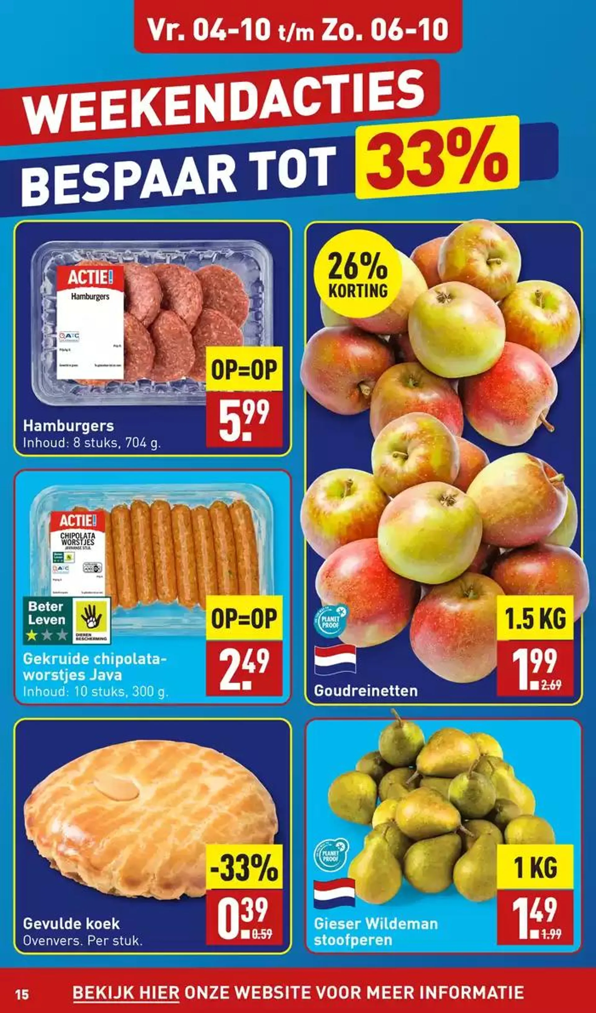 Actuele deals en aanbiedingen van 28 september tot 12 oktober 2024 - Folder pagina 15