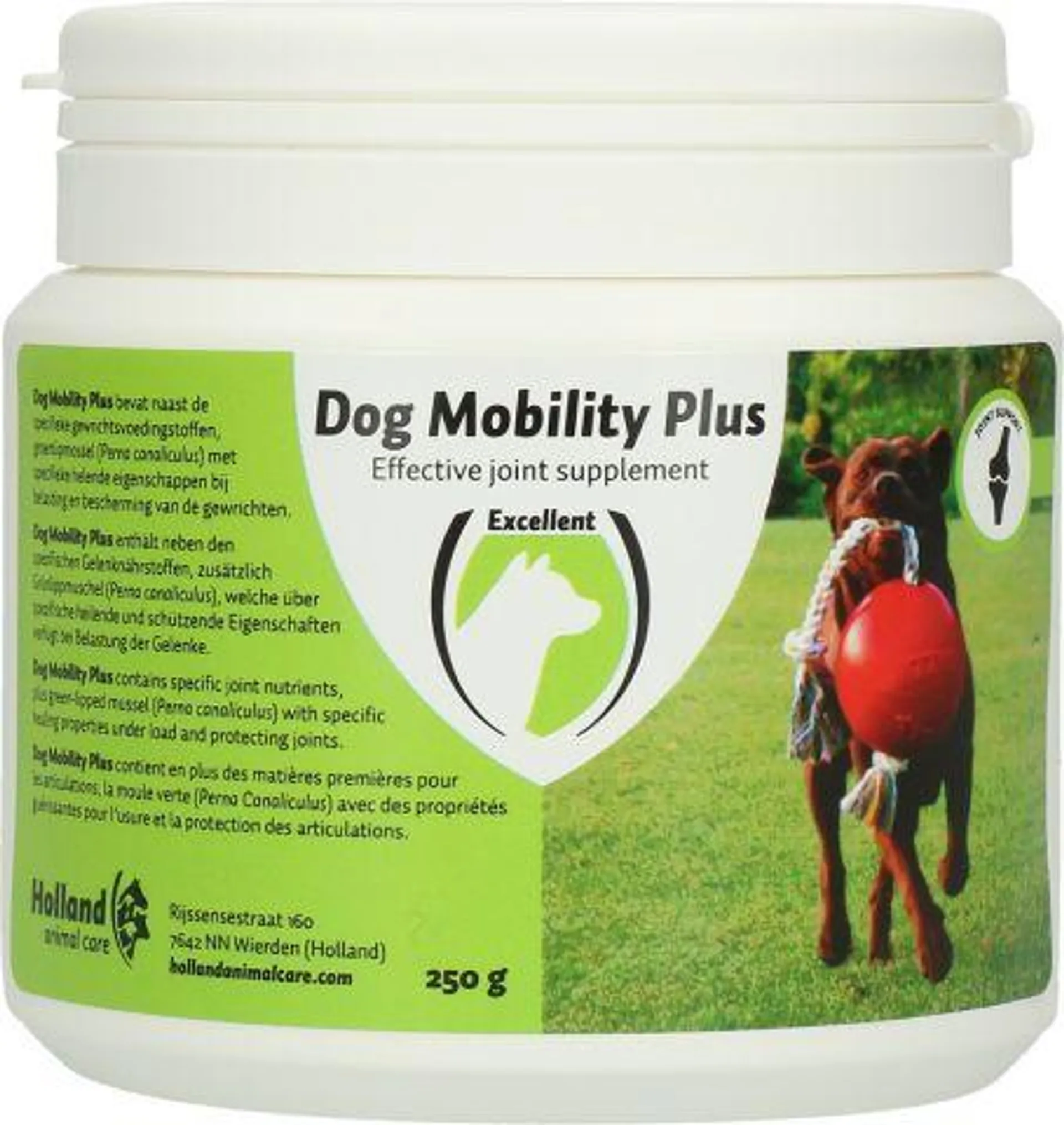 Excellent Dog Mobility Plus - Gewrichten en Pezen Hond - 250 gram