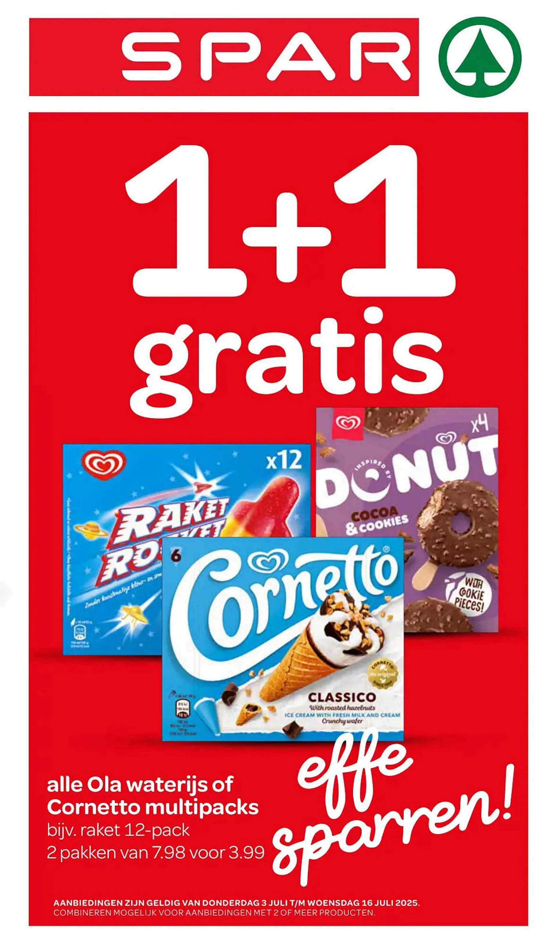 Spar folder van 3 juli tot 16 juli 2025 - Folder pagina 1