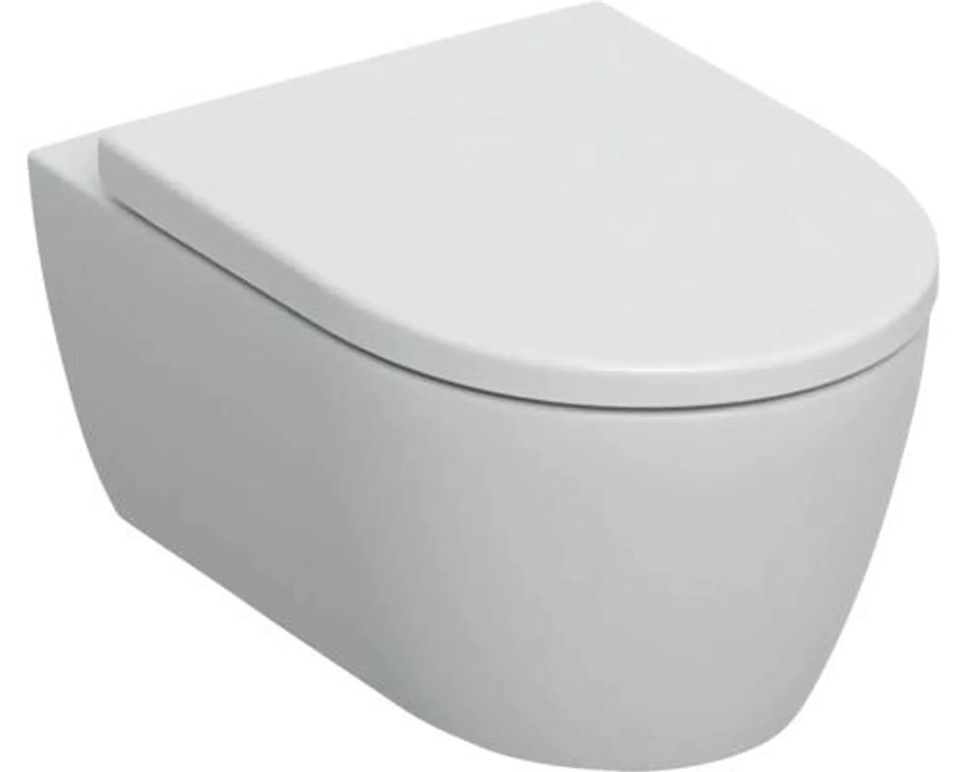 GEBERIT Spoelrandloze wand-wc iCon met zitting wit