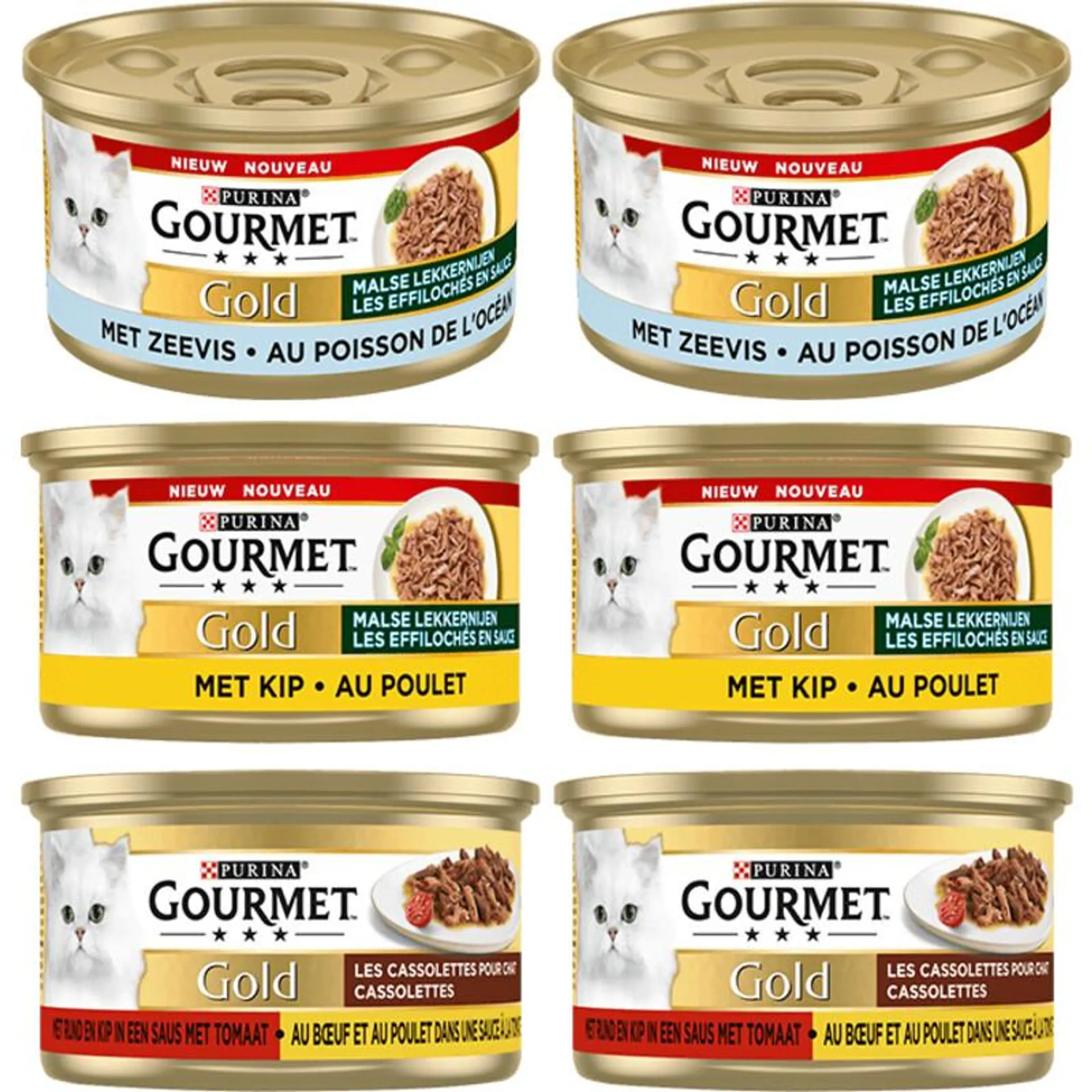 Gourmet Gold kattenvoer voordeelpakket