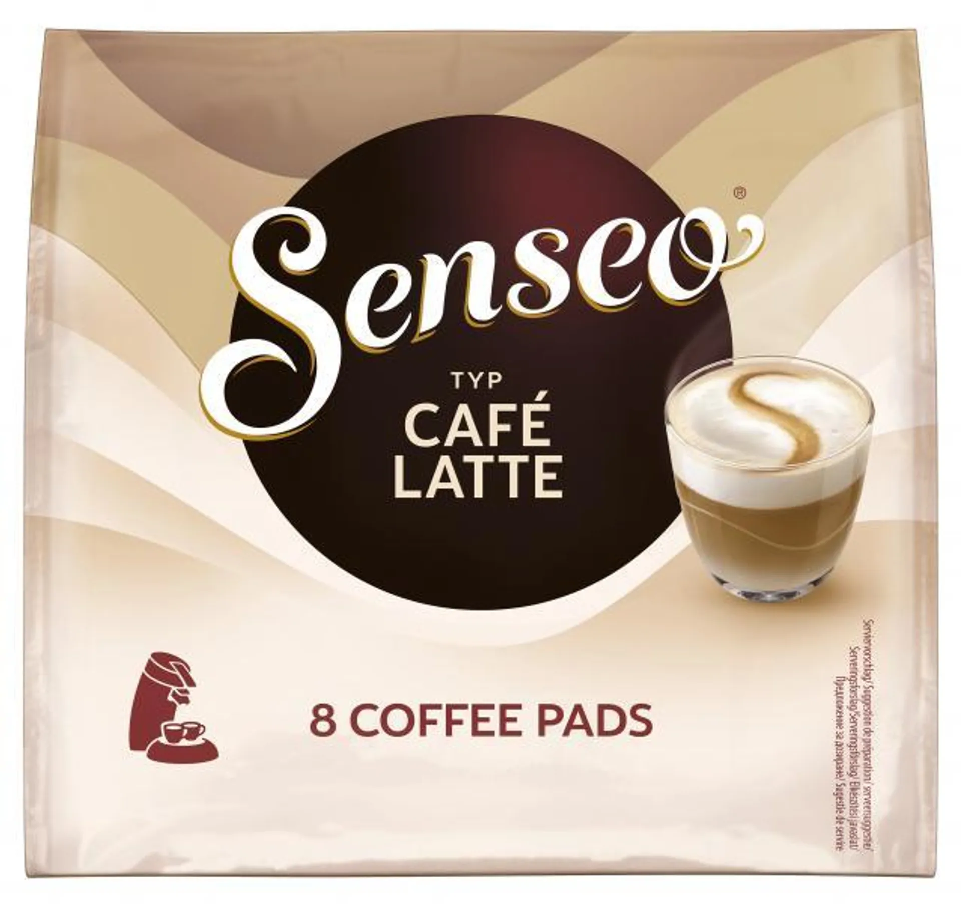 Senseo Pads Café Latte, 8 Kaffeepads 92 g