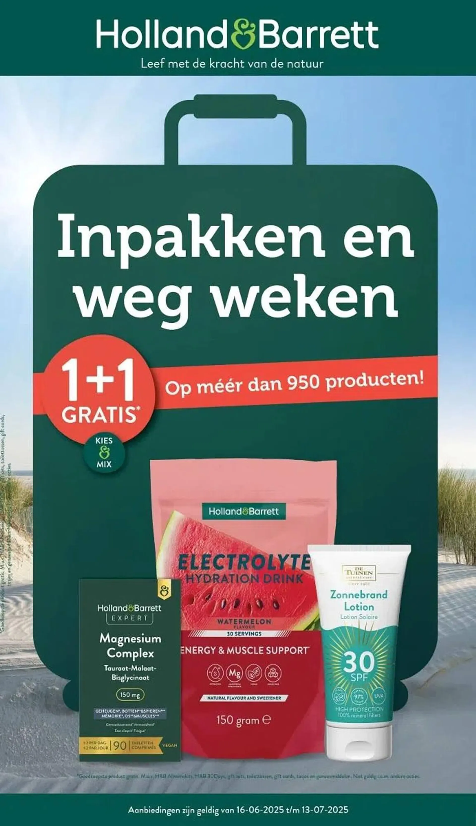 Holland & Barrett folder van 30 juni tot 6 juli 2025 - Folder pagina 1