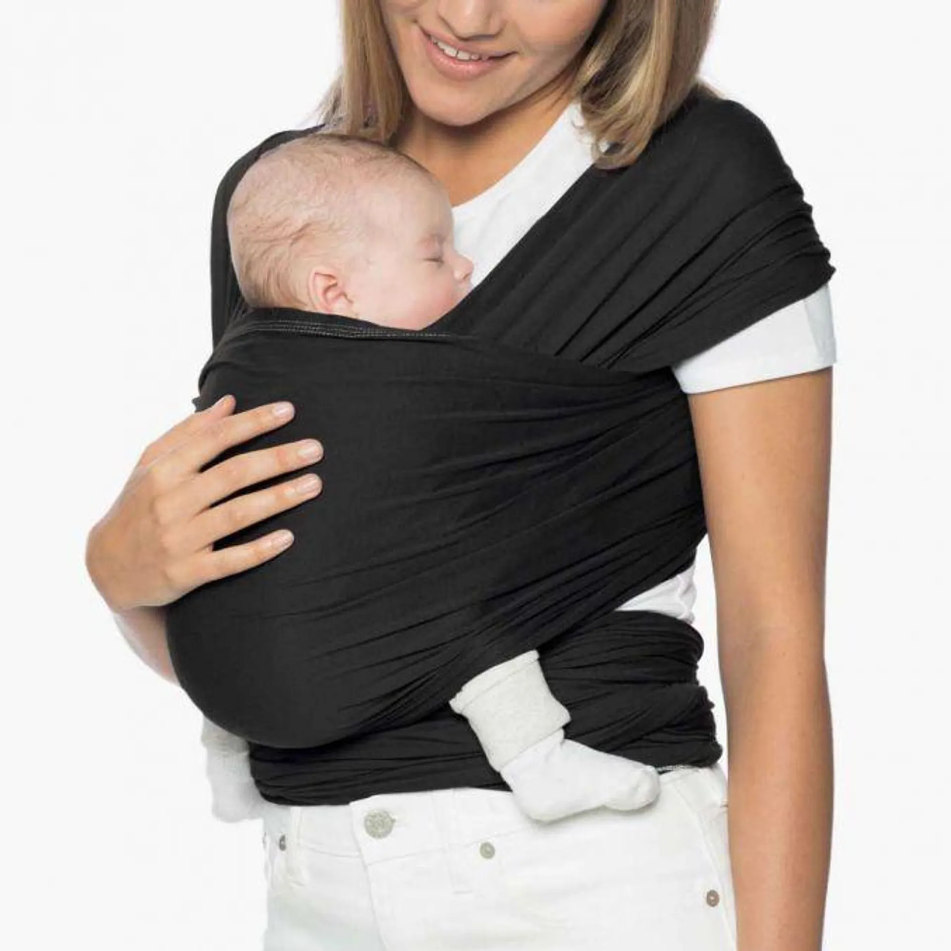 ERGObaby Draagdoek Aura Wrap Pure Black