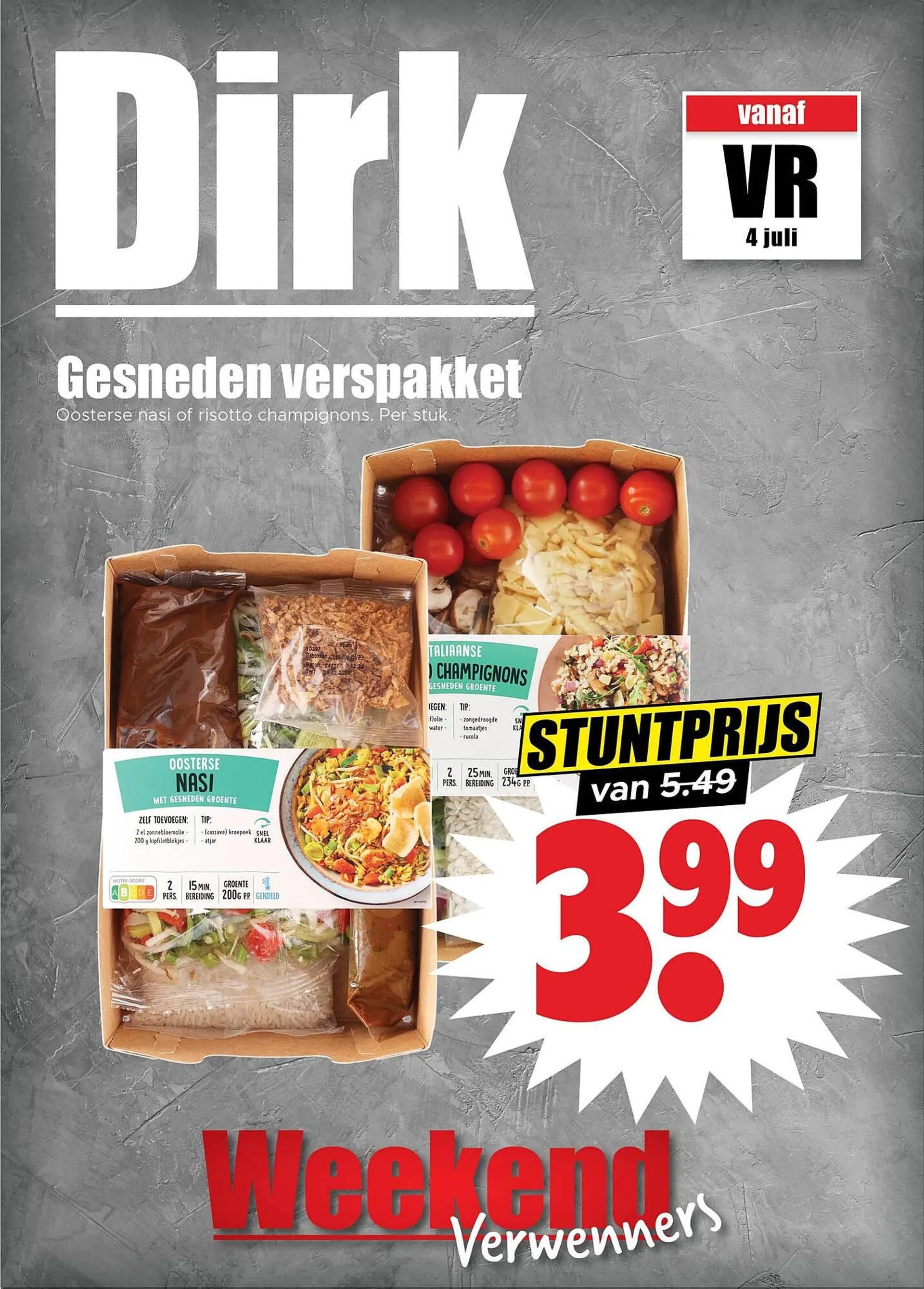 Dirk folder van 4 juli tot 6 juli 2025 - Folder pagina 1