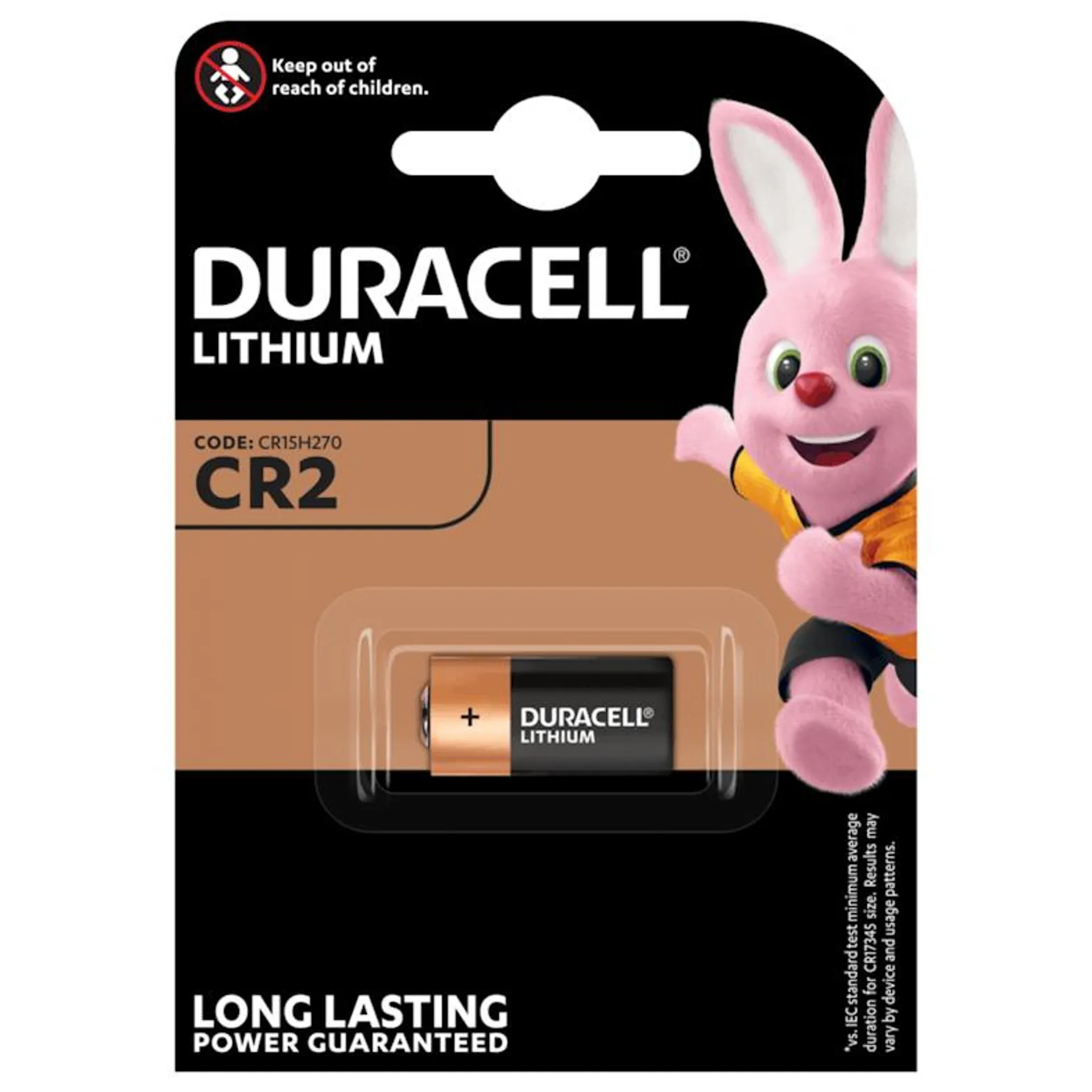 Duracell Ultra Lithium CR2, blister van 1 stuk