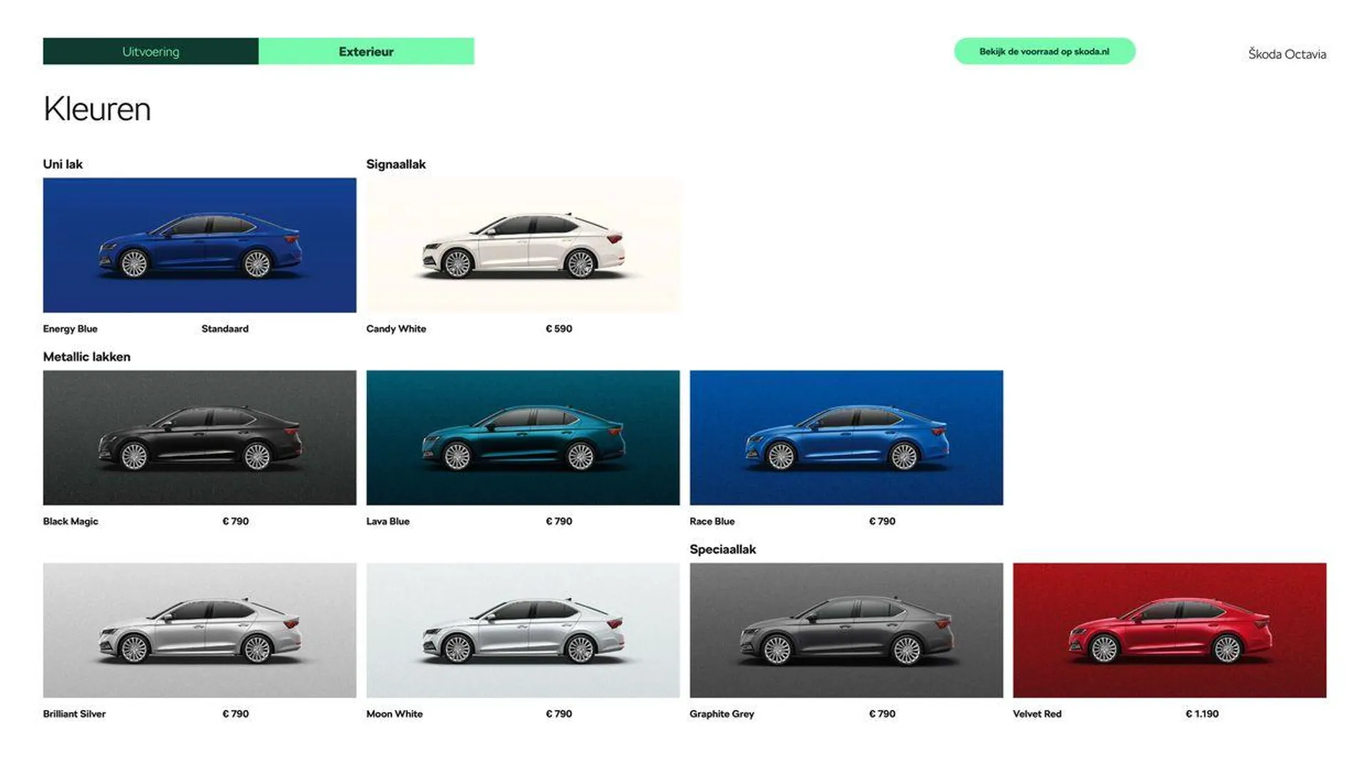 Škoda Octavia Combi prijslijst per 1 januari 2024 van 6 maart tot 6 maart 2025 - Folder pagina 10