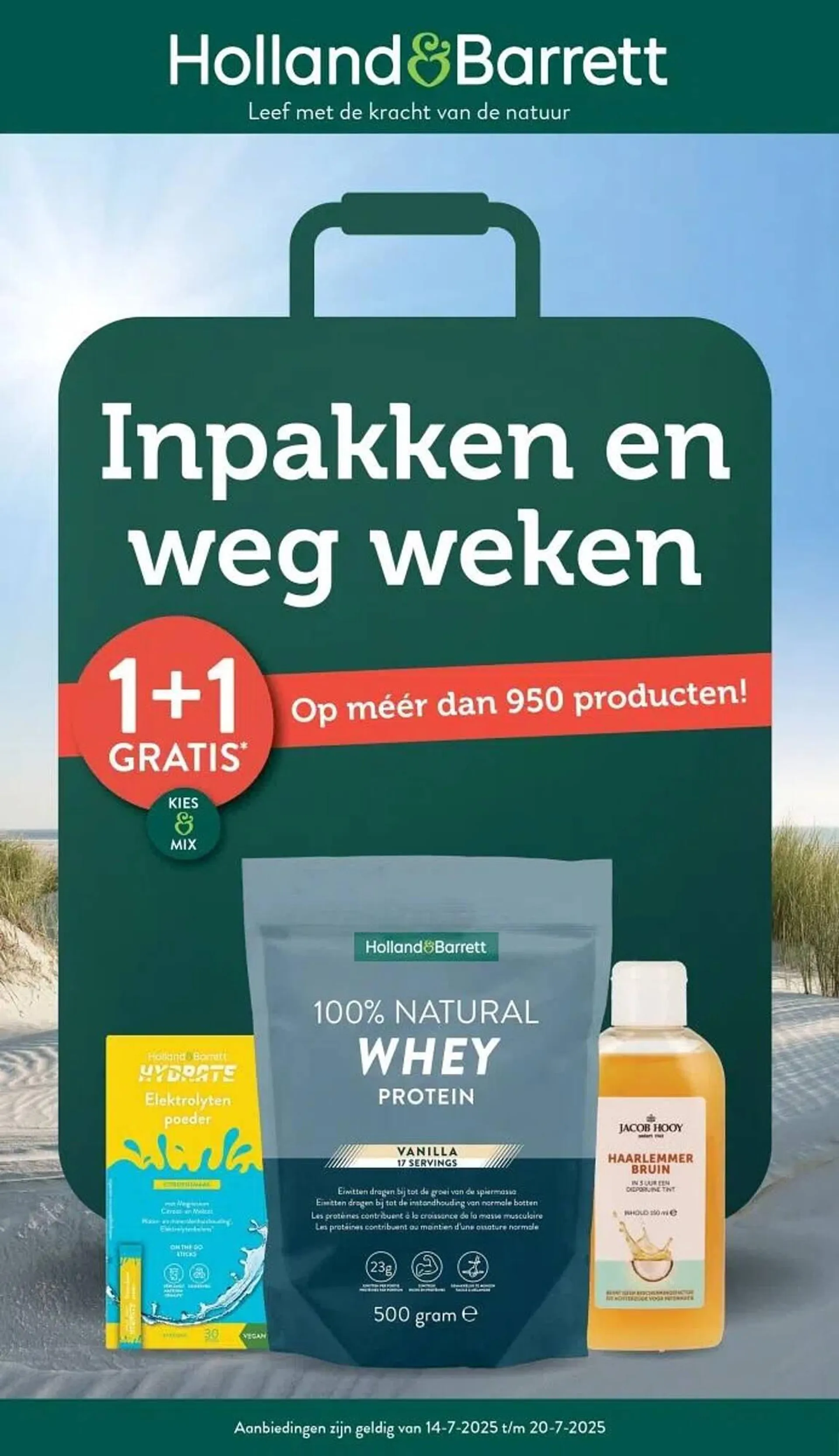 Holland & Barrett folder van 14 juli tot 14 juli 2025 - Folder pagina 1