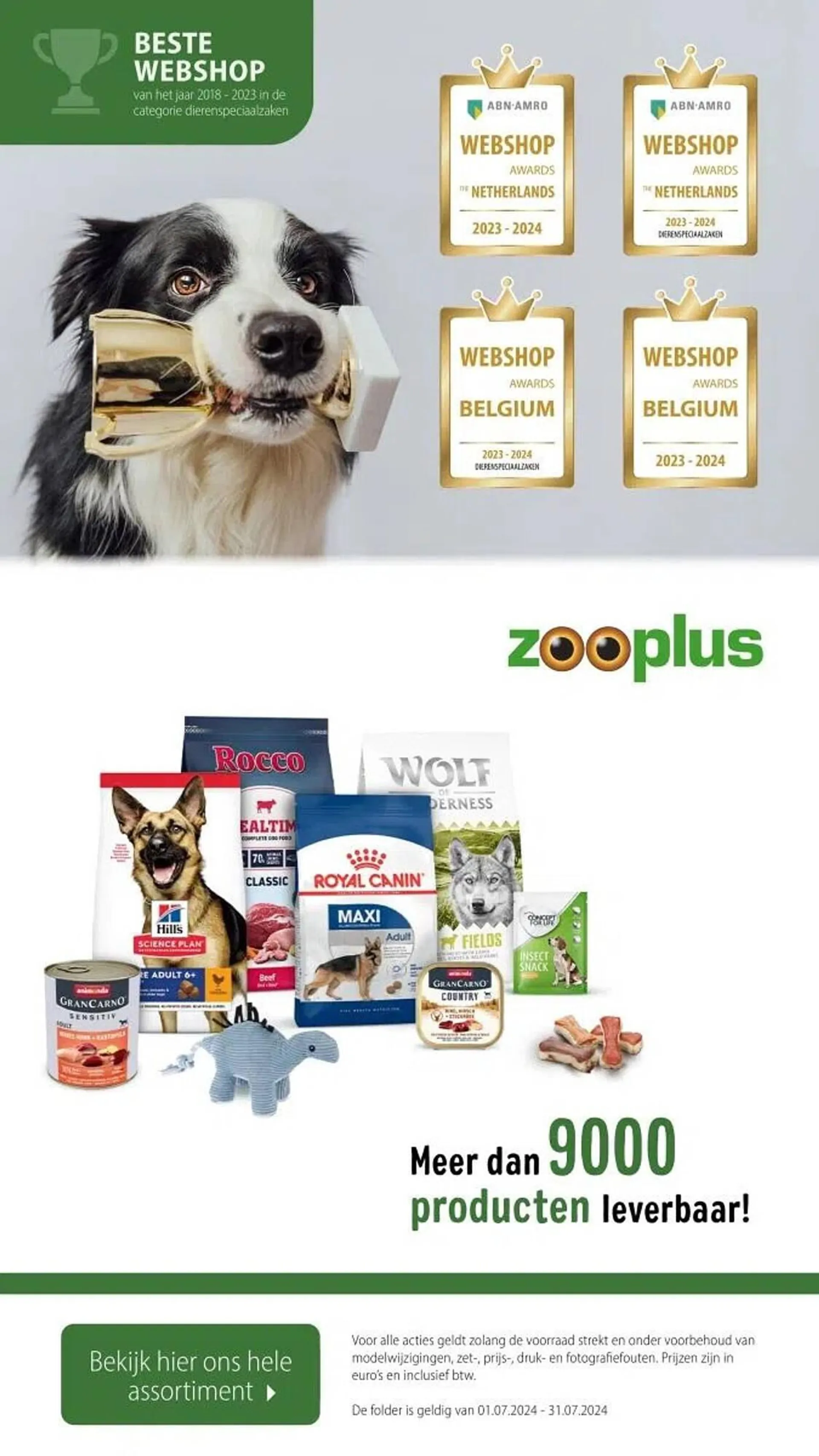 Zooplus folder van 21 juli tot 31 juli 2024 - Folder pagina 39